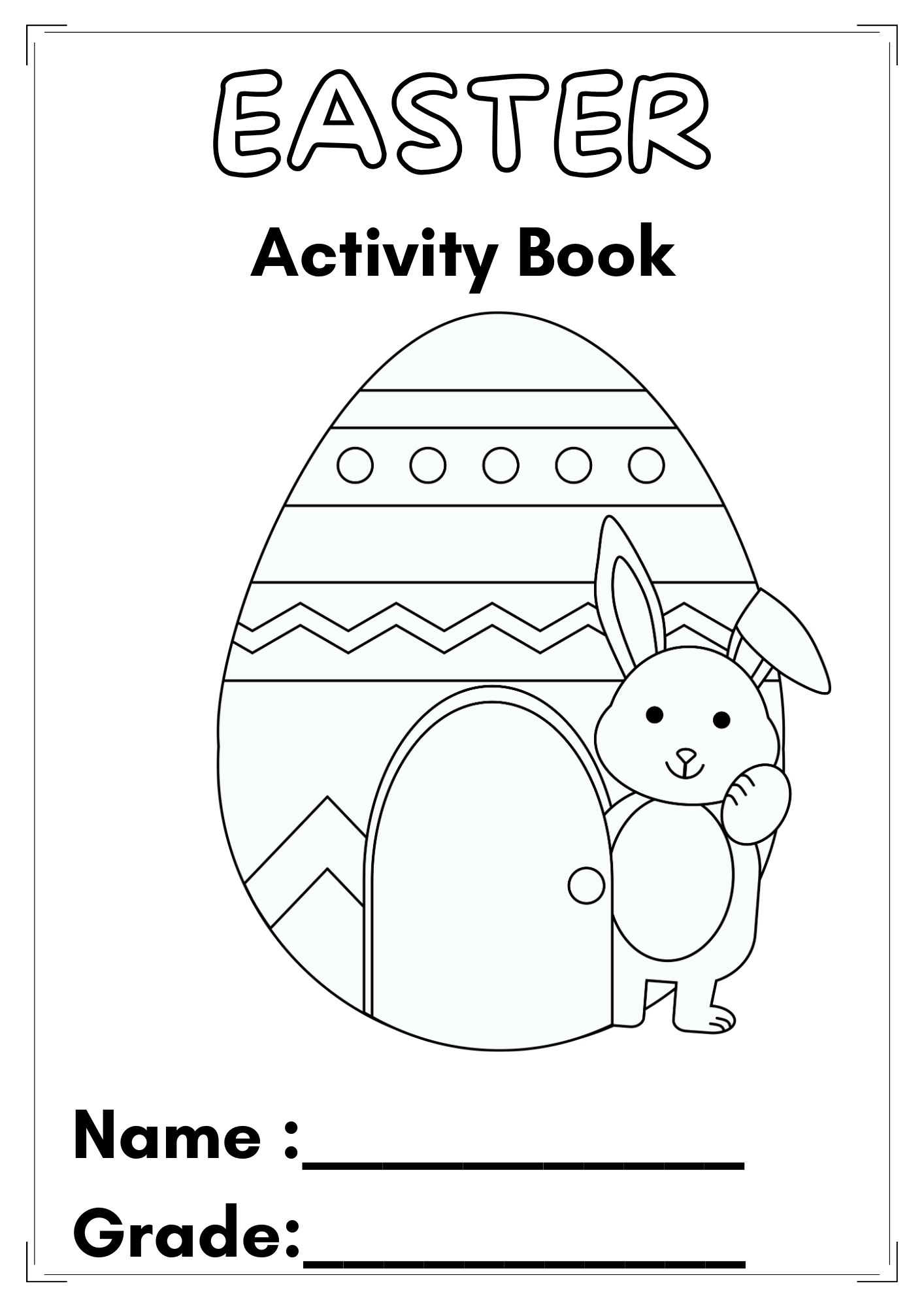 Free Printable Easter Activity Pages