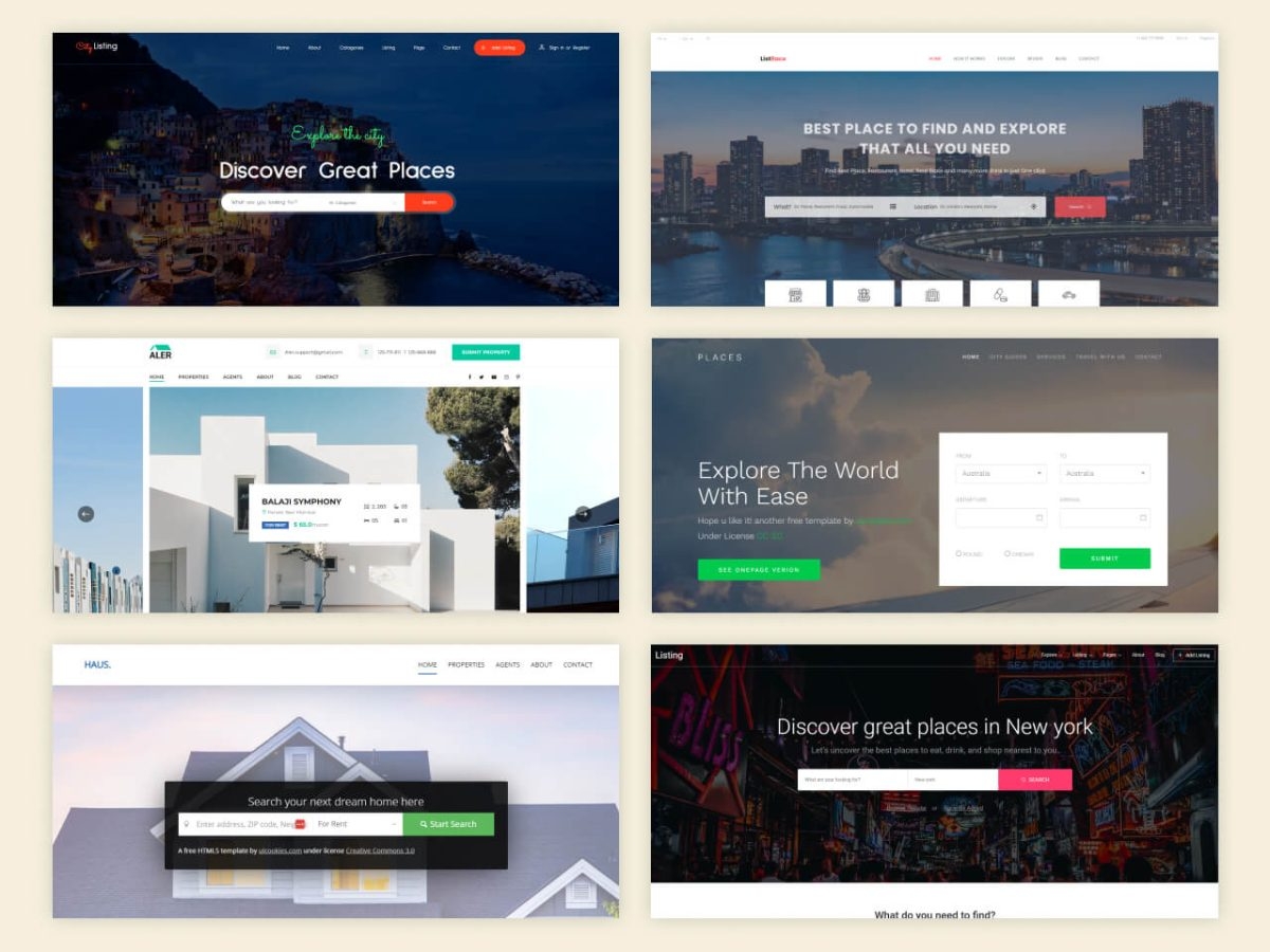 10 Directory Listing HTML Website Templates Free Download
