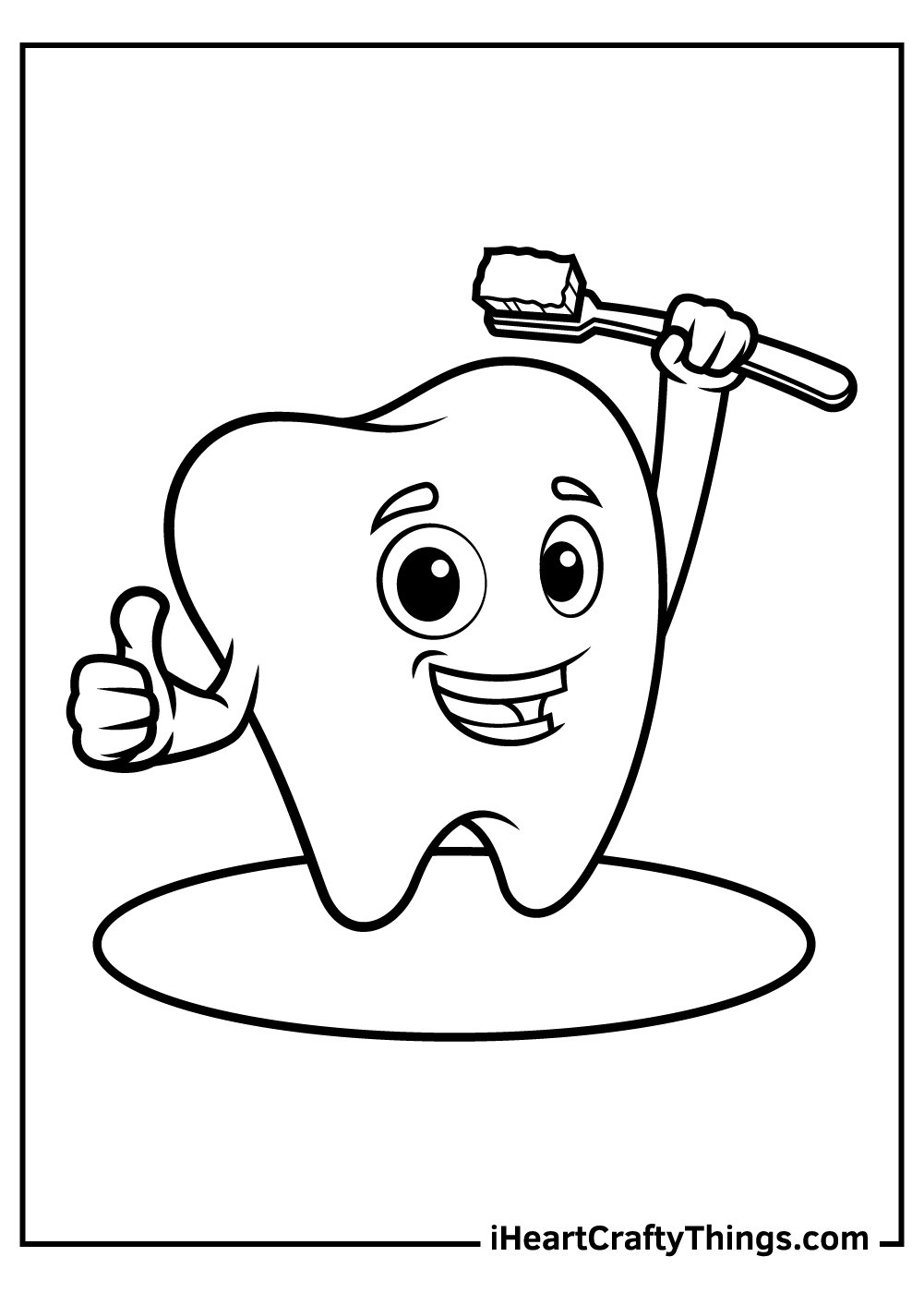 15 Tooth Coloring Pages 100 Free Printables 
