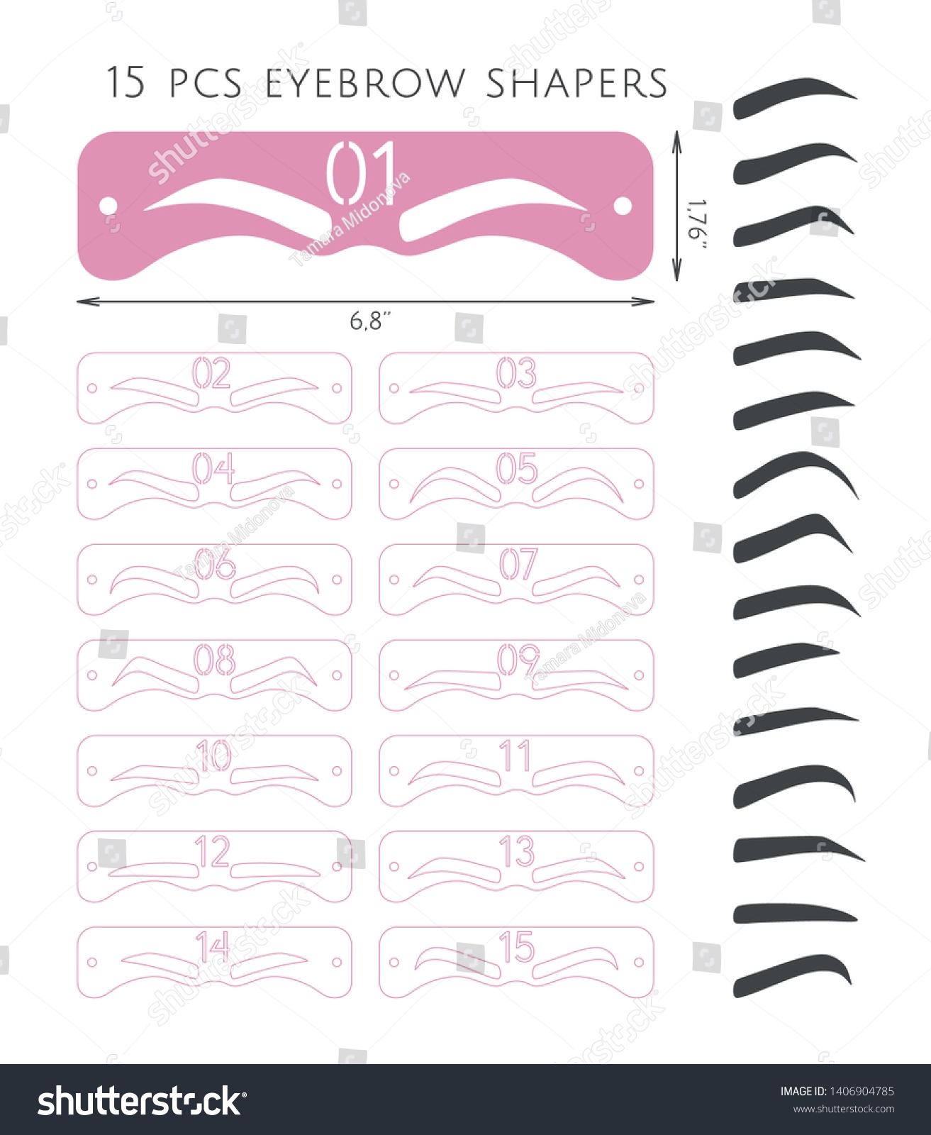 2 Eyebrow Stencil Printable Royalty Free Images Stock Photos U0026 Pictures Shutterstock