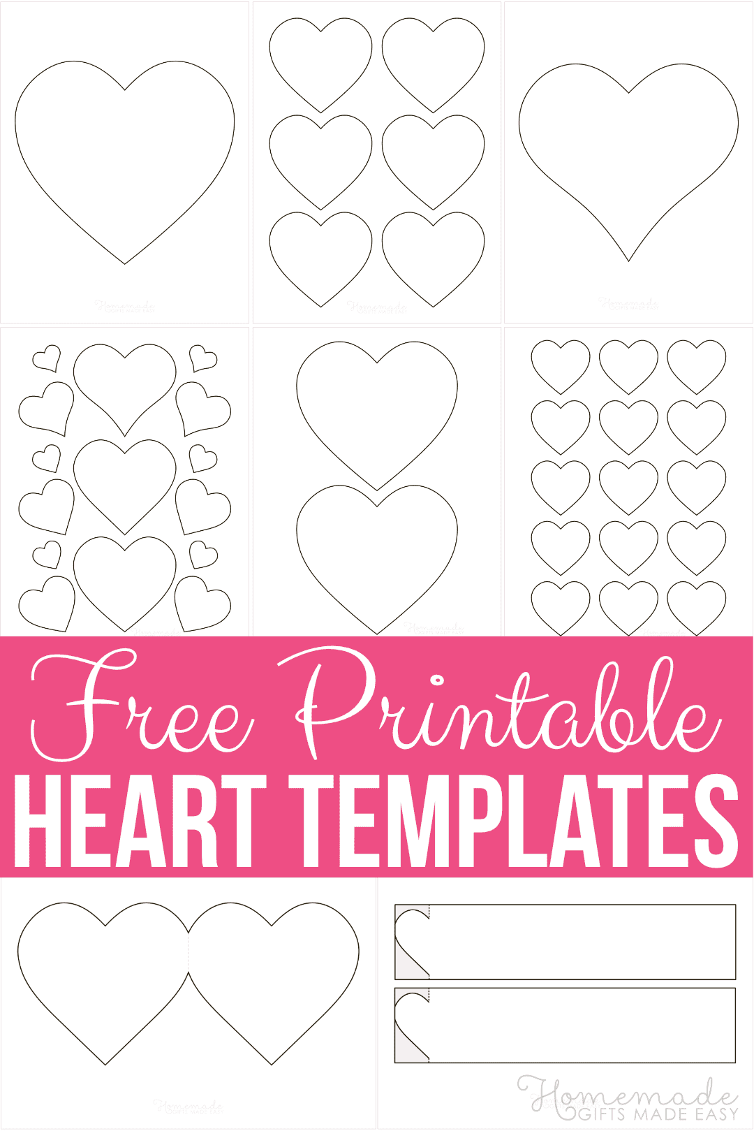 Big Heart Template Printable Free