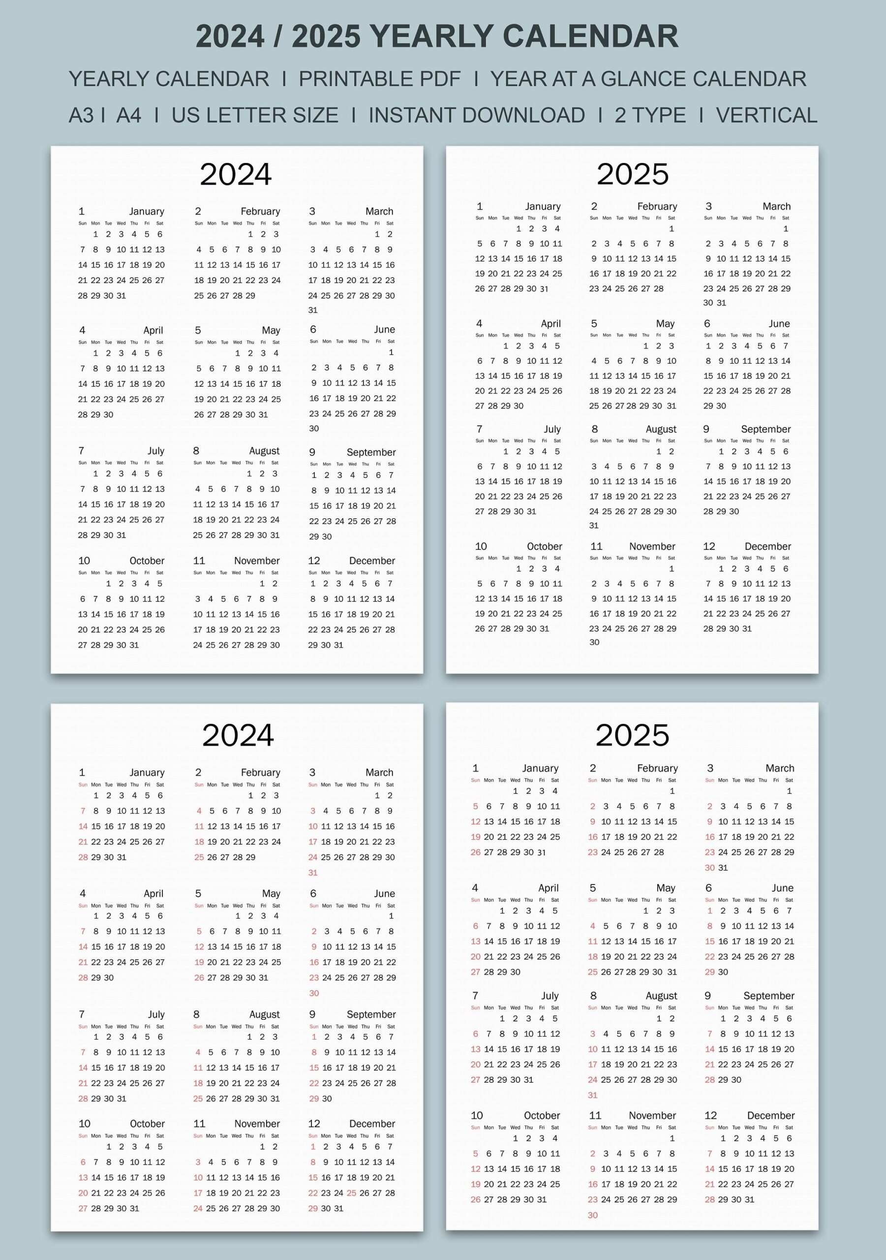 24 25 Blank Calendar Printable Free