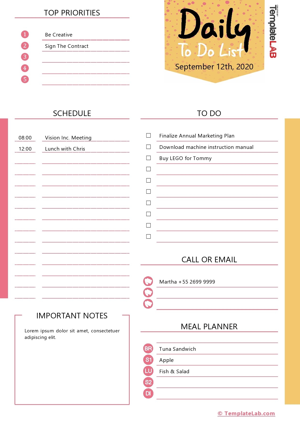 27 Printable To Do List U0026 Checklist Templates Excel Word PDF 