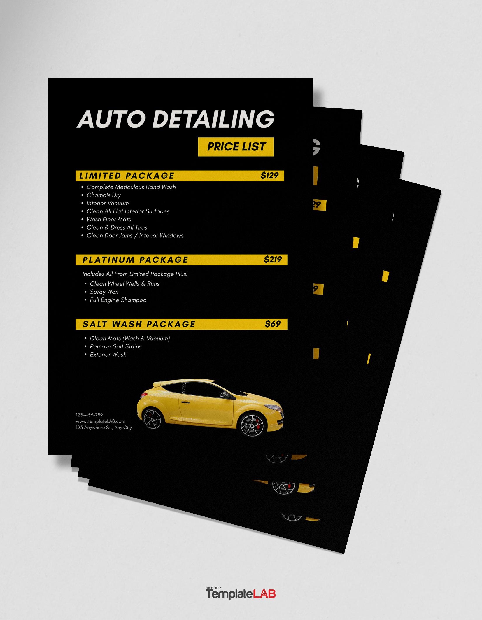29 FREE Price List Templates u0026 Price Sheet Templates 