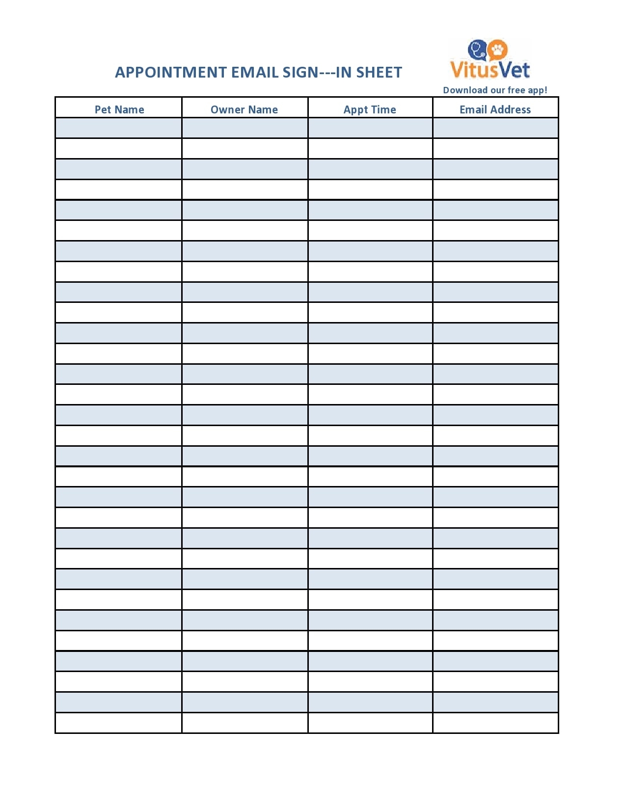30 Best Email Sign Up Sheet Templates Word Excel 