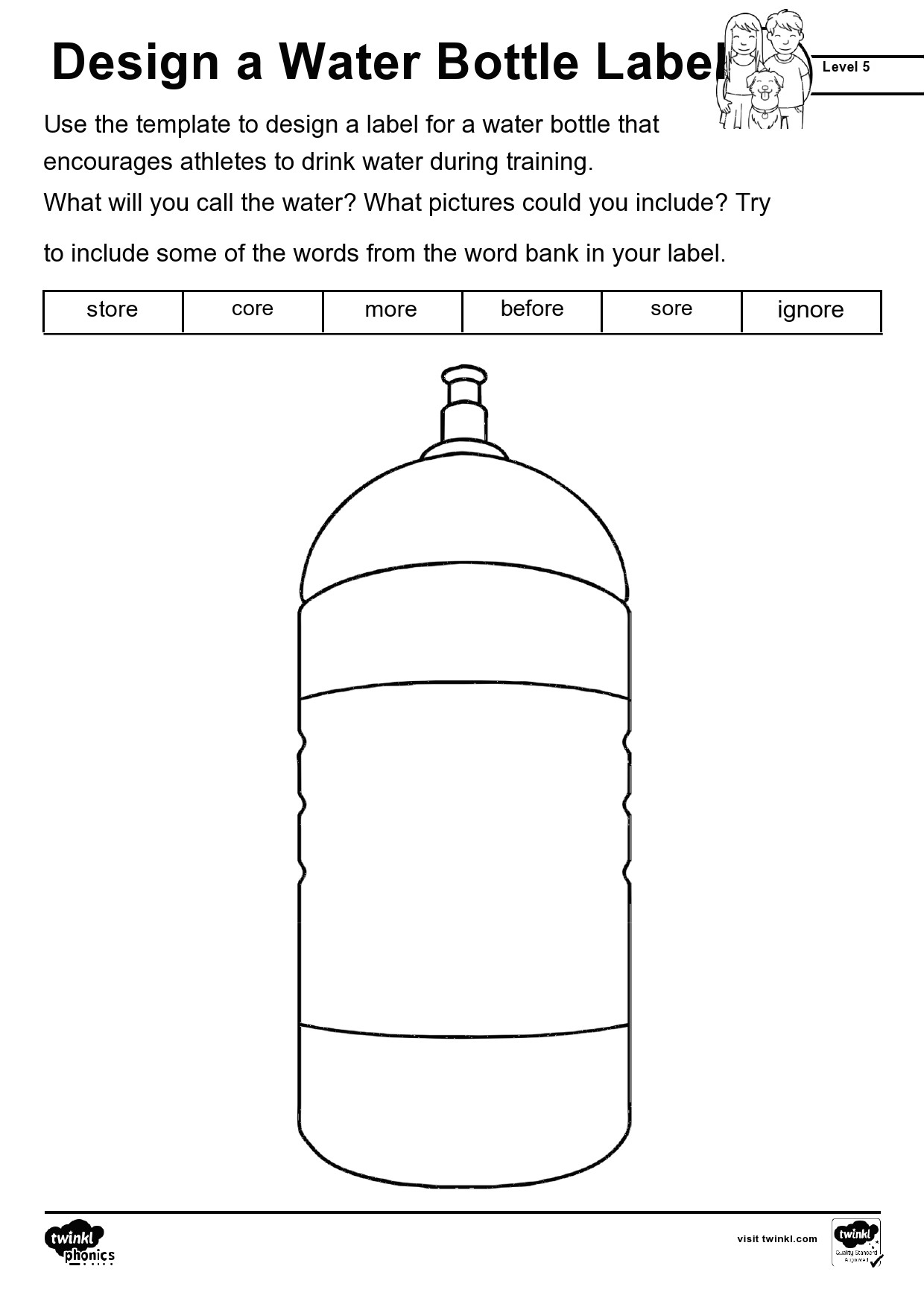 Water Bottle Labels Template Free Printable