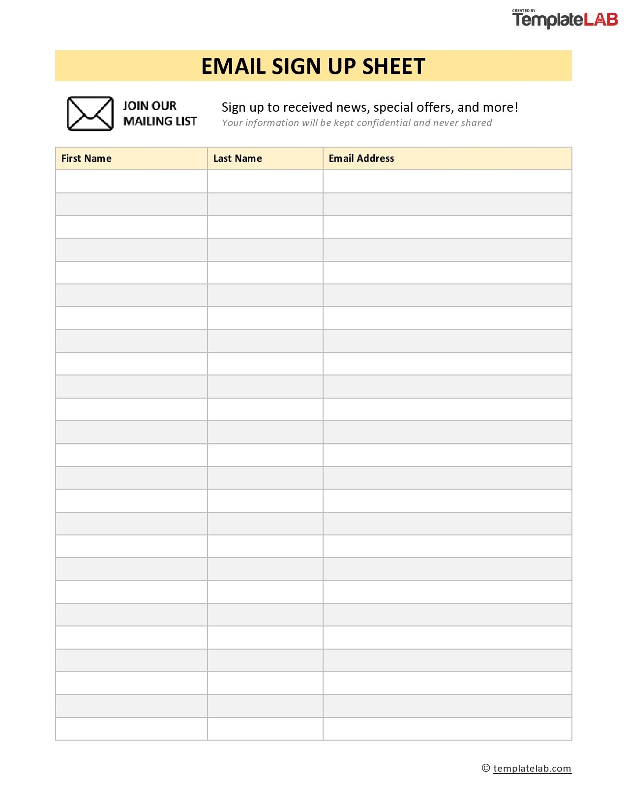 40 Sign Up Sheet Sign In Sheet Templates Word U0026 Excel 