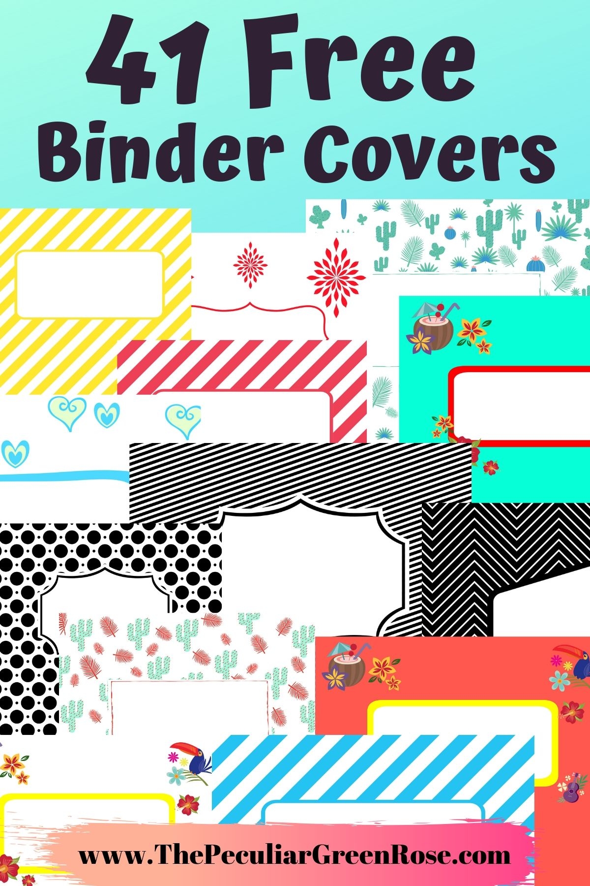 Binder Templates Free Printable