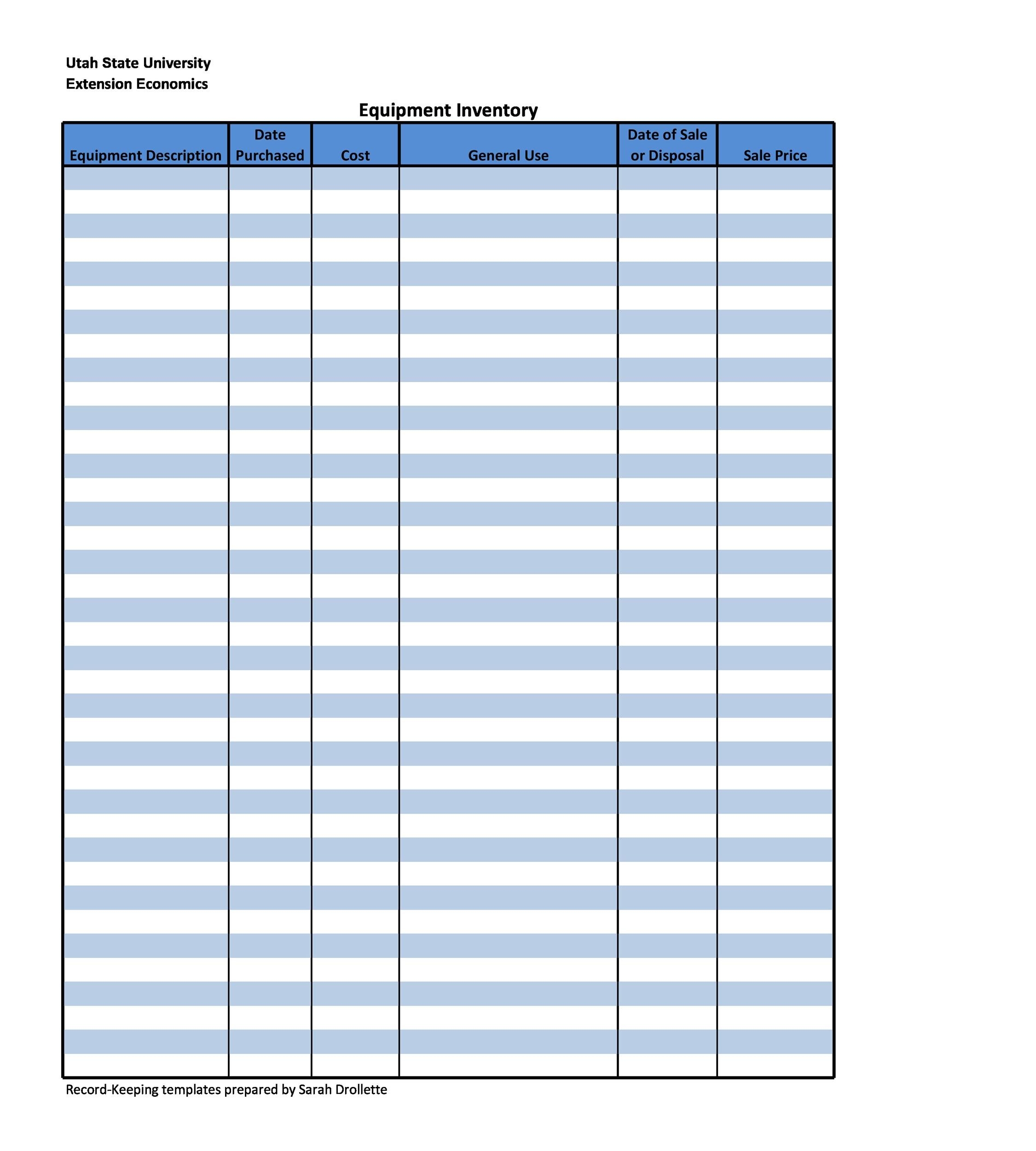 48 Useful Asset List Templates Personal Business Etc 