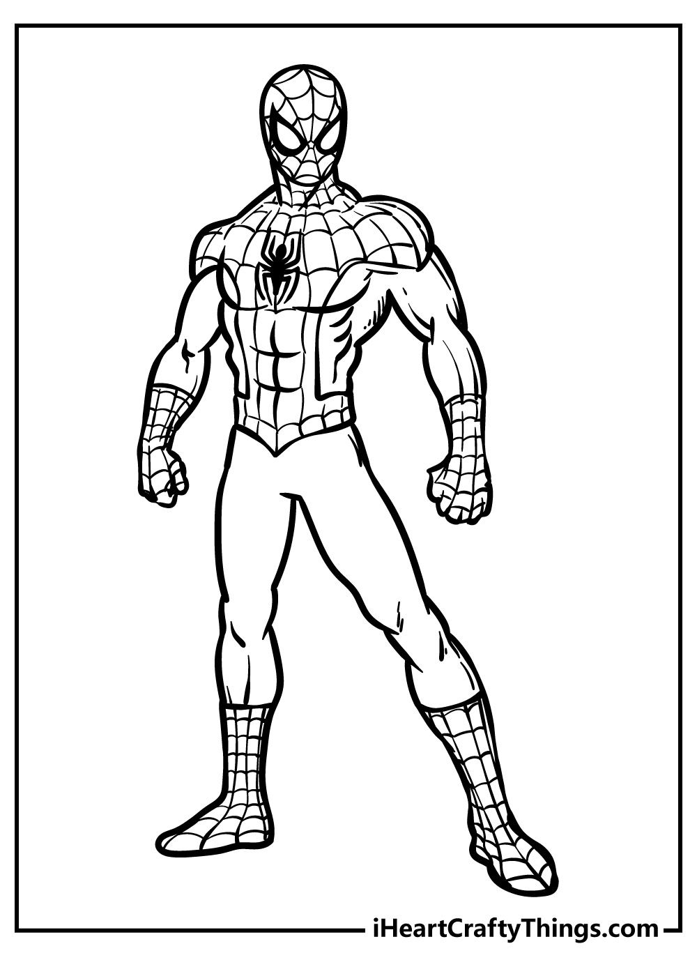 Spiderman Printable Coloring Pages Free