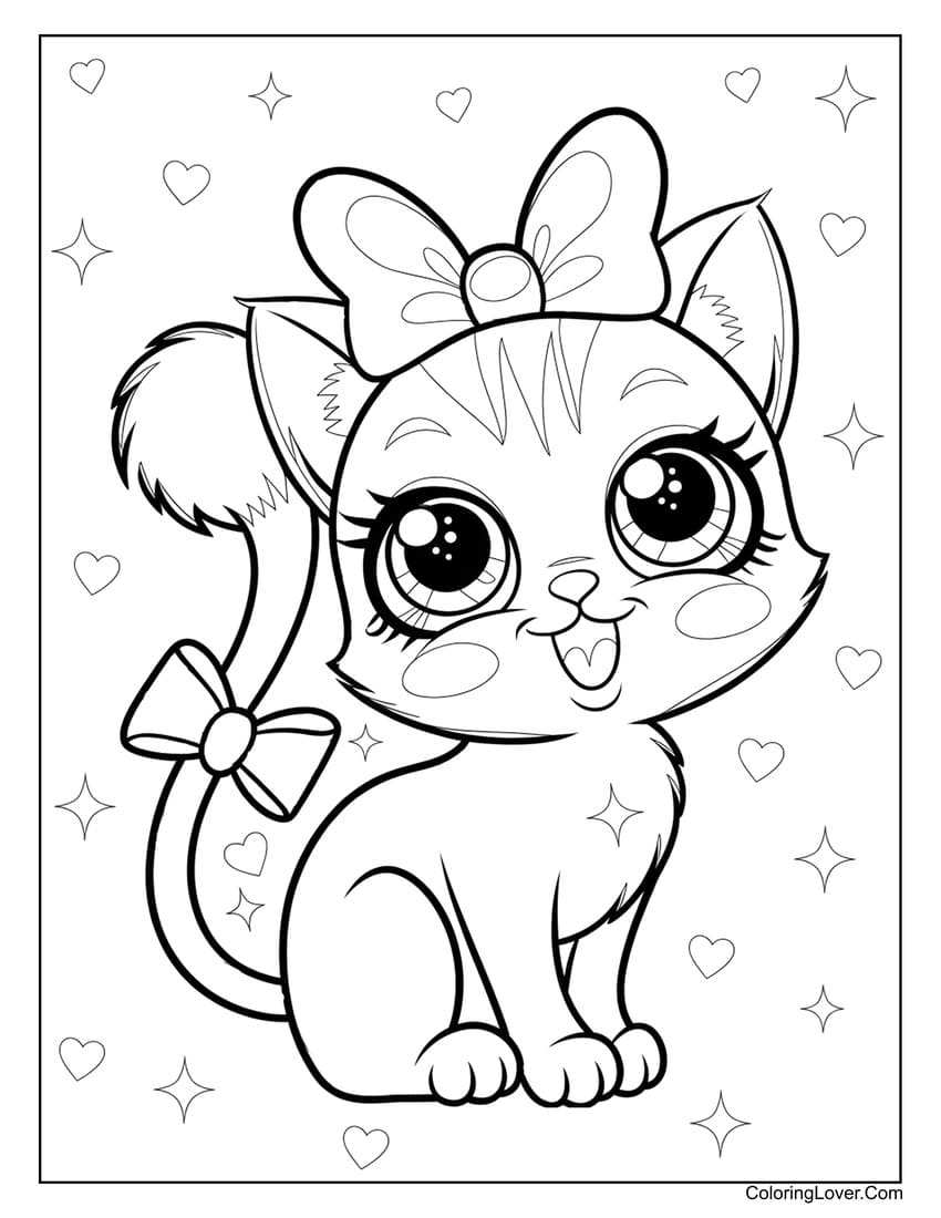 Free Cat Coloring Pages Printable