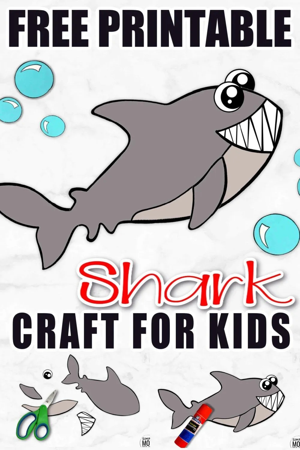 Free Printable Shark Template