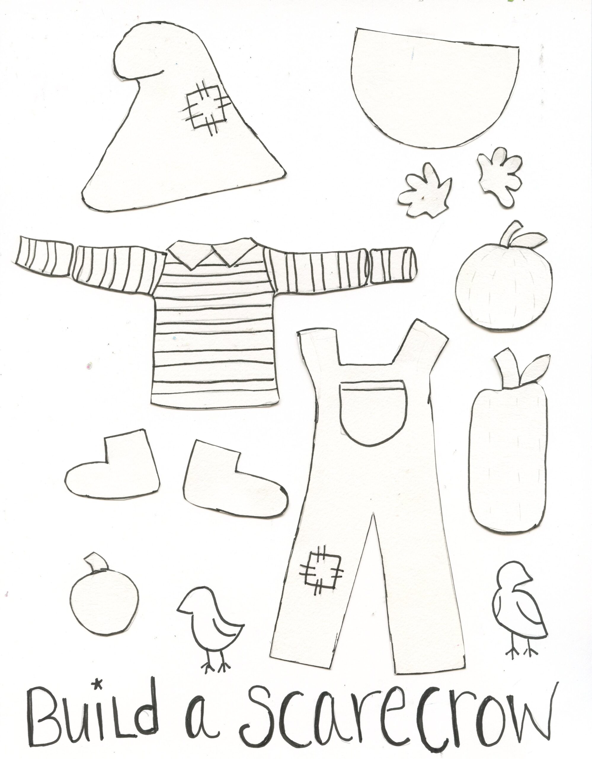 Free Scarecrow Printable Template