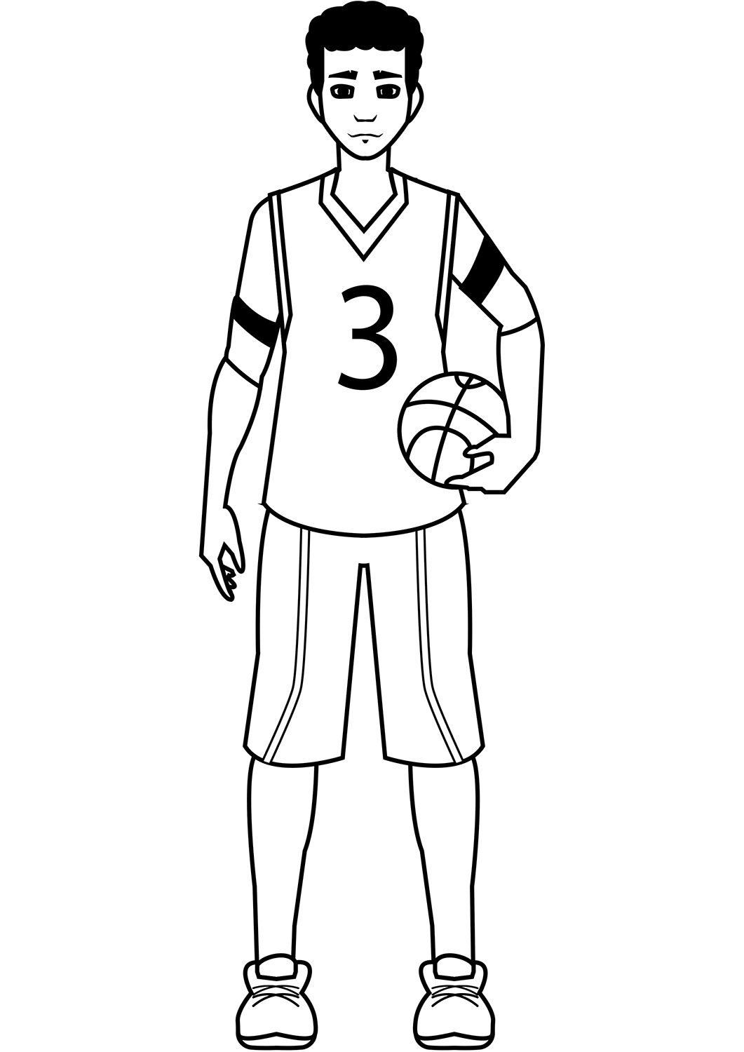 Basketball Template Printable Free