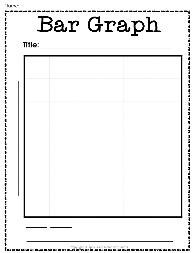 Printable Bar Chart Template