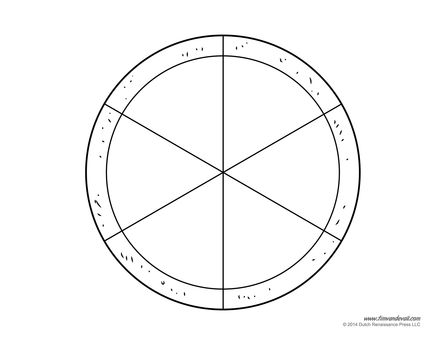 Printable Blank Pizza Template