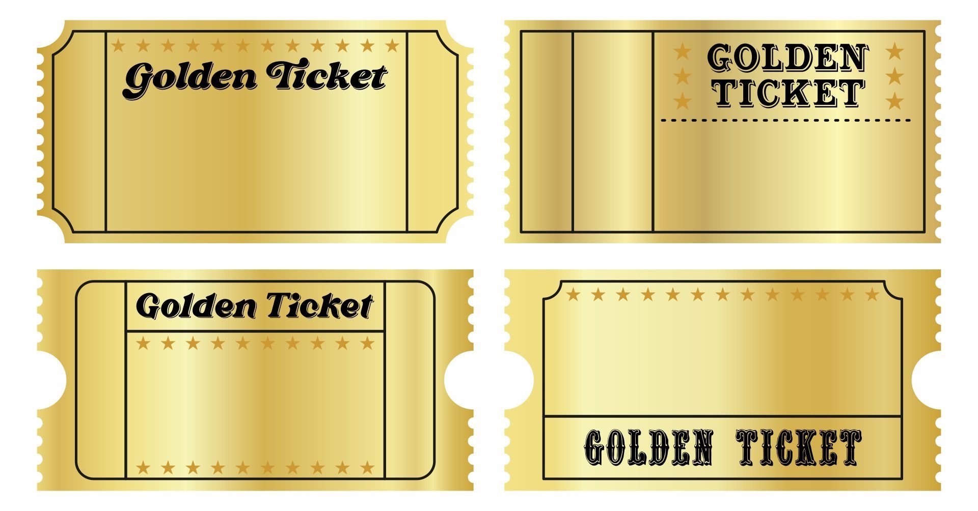 Blank Tickets 10 Free PDF Printables Printablee Worksheets Library