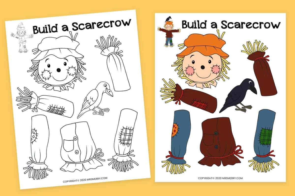 Free Scarecrow Printable Template