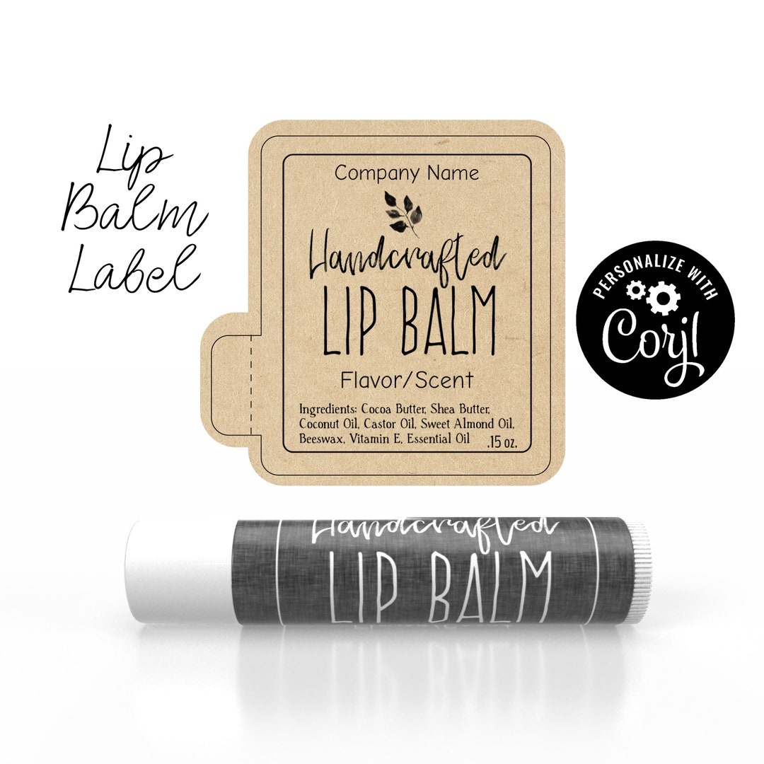 Buy Editable Lip Balm Label Template Natural And Sophisticated Personalize Customize Online Download U0026 Print Lip Gloss Chapstick Label Online 