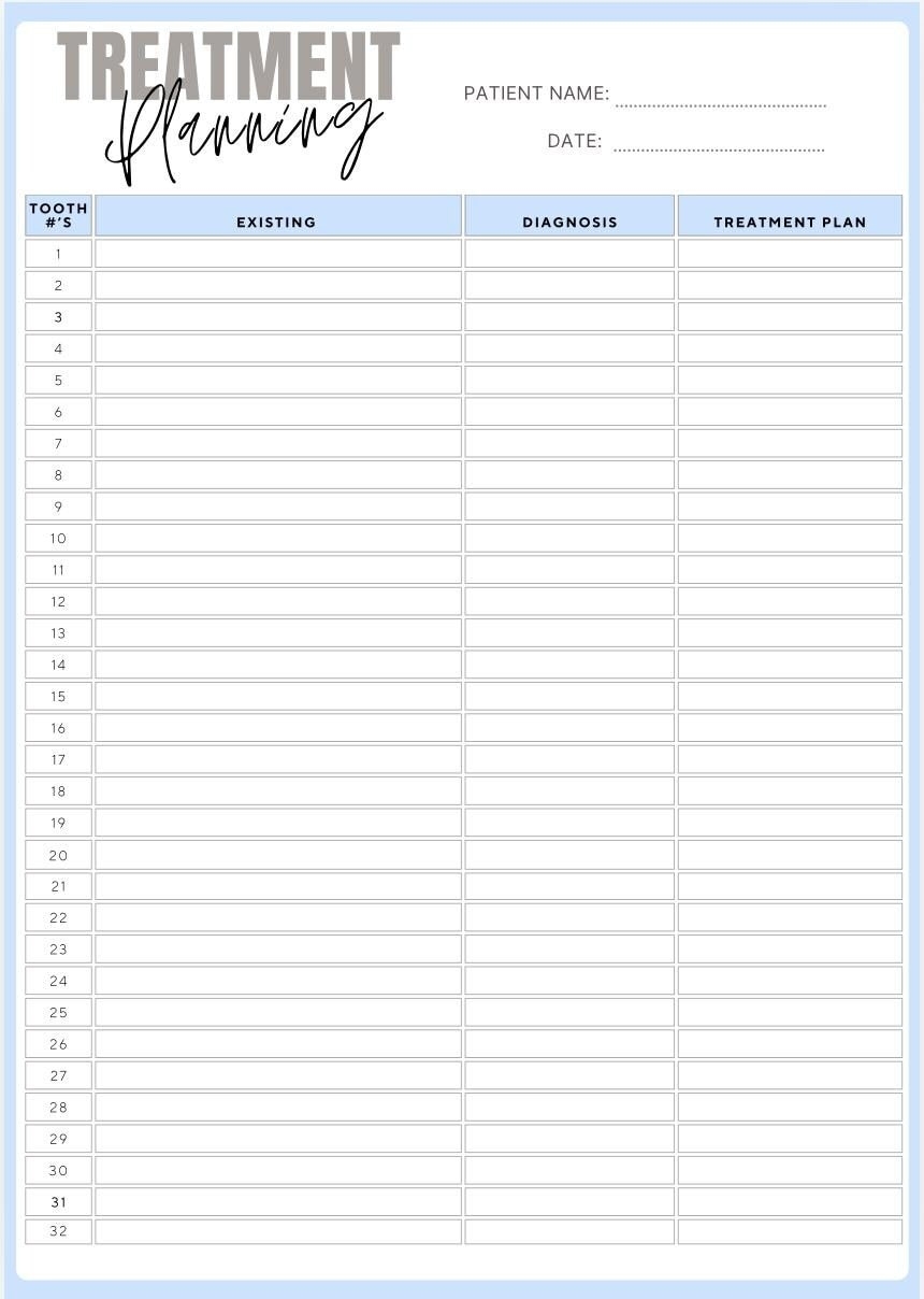 Cancellation List Template