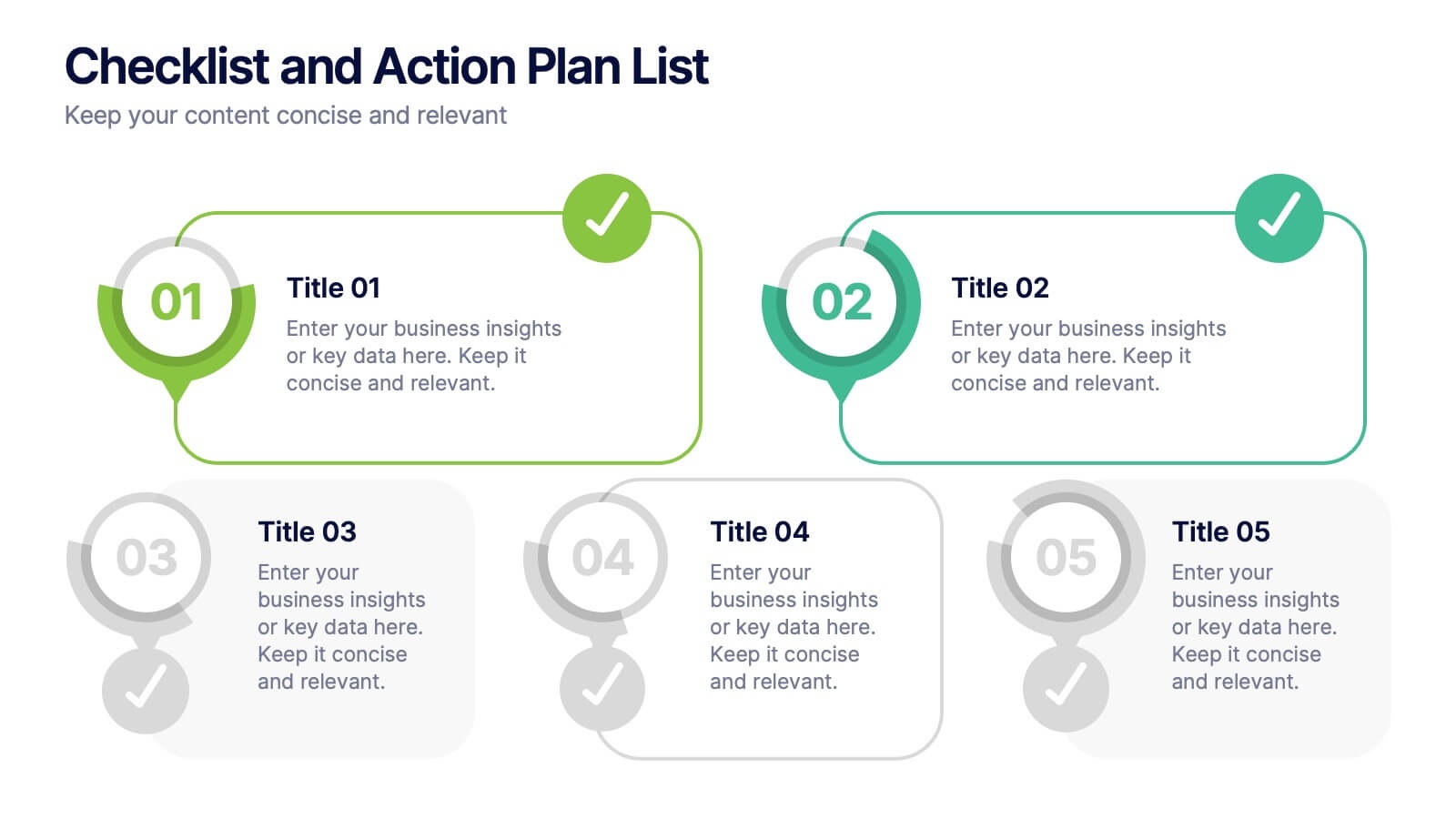 Checklist And Action Plan List Presentation PowerPoint Template And Google Slides Theme
