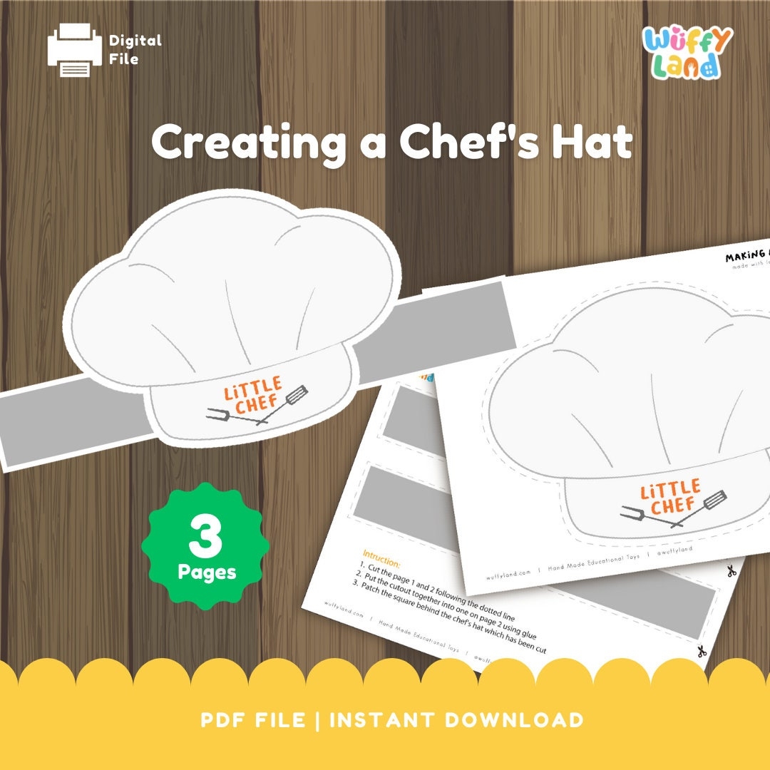 Free Printable Chef Hat Template Printable