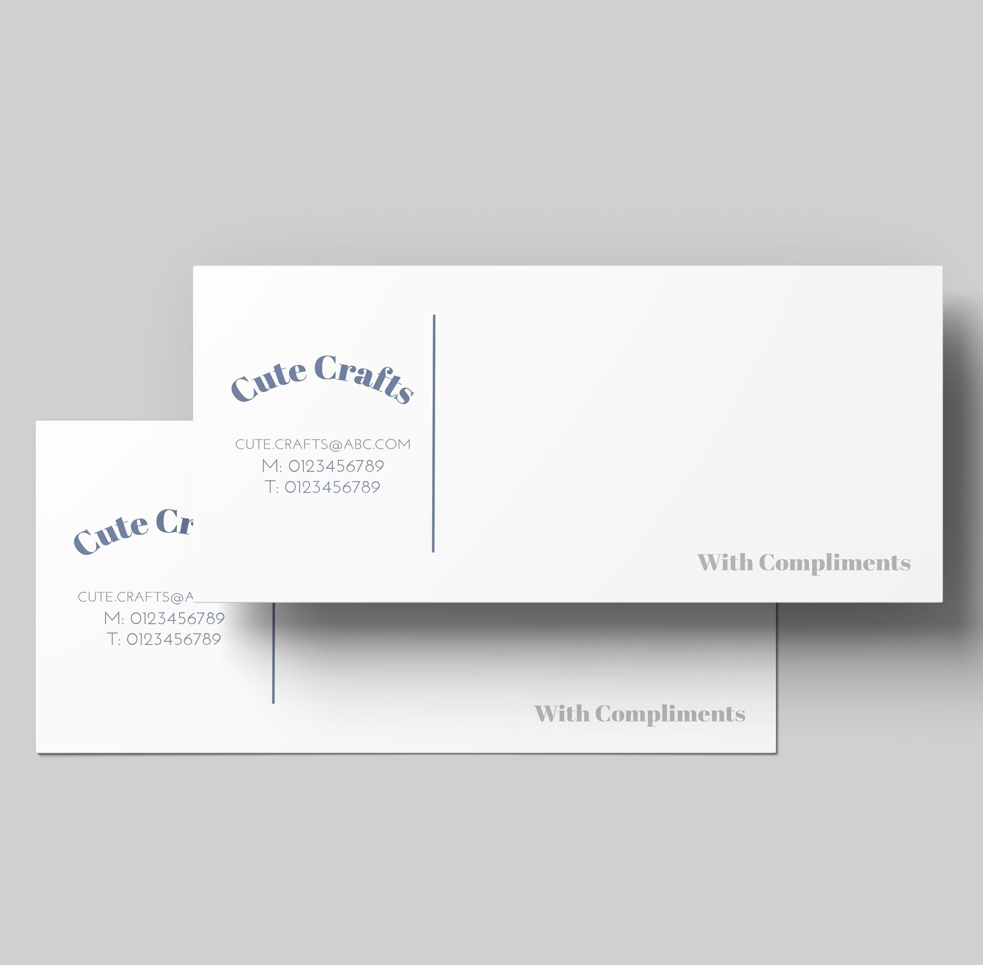 Compliments Slip Template Free