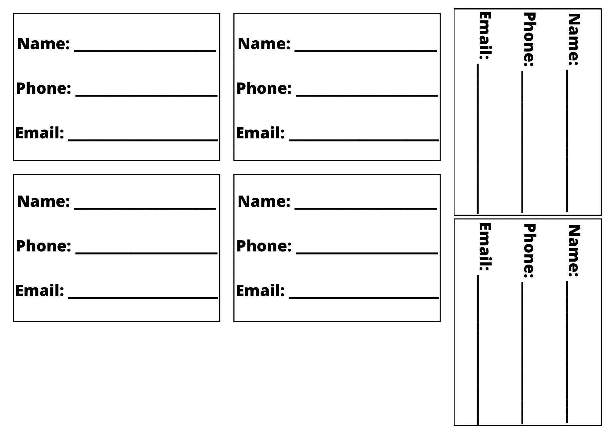 Entrance Slip Template