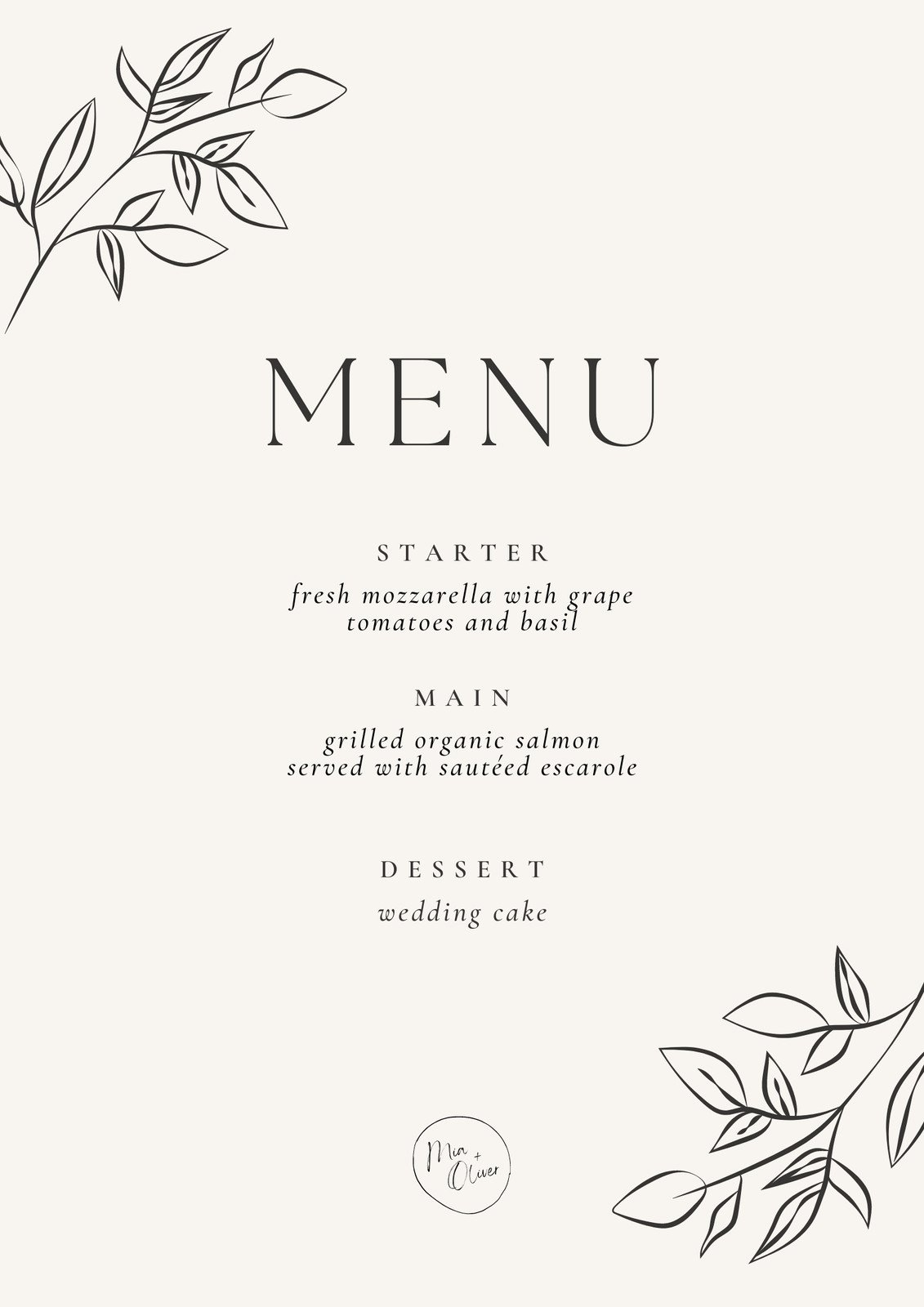 Menu Templates Free Printable Word