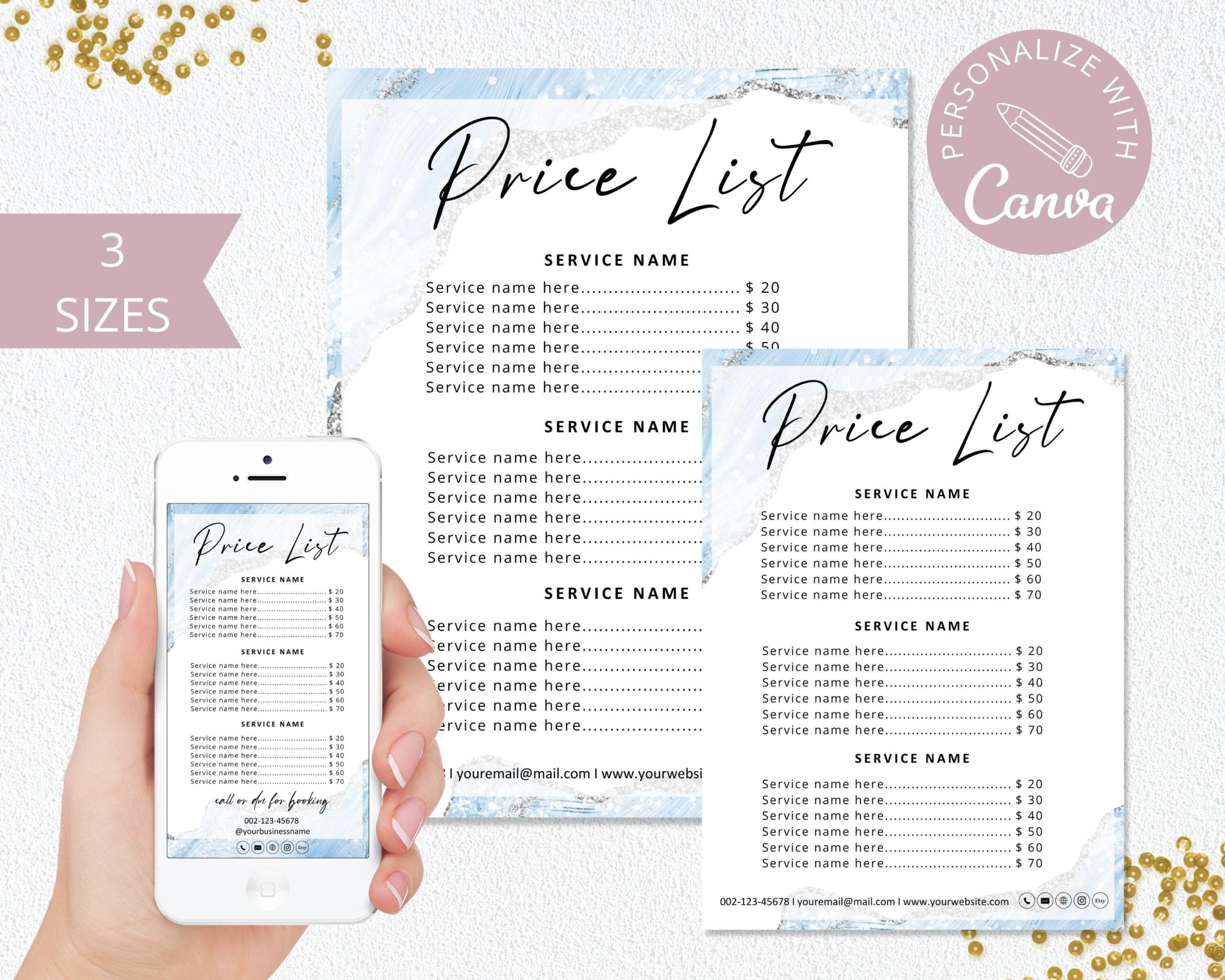Dj Price Template Etsy