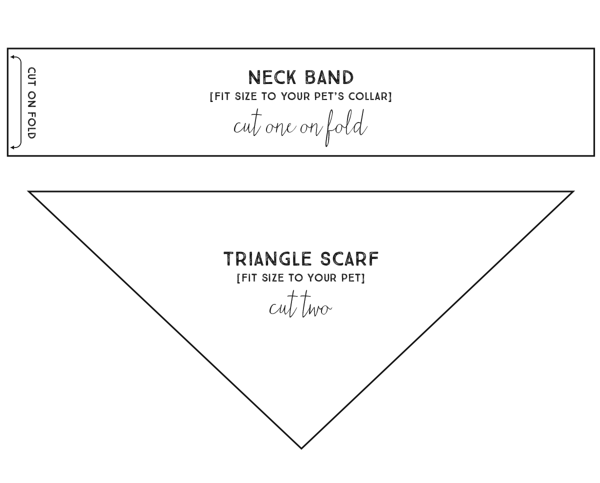 Free Printable Dog Bandana Pattern