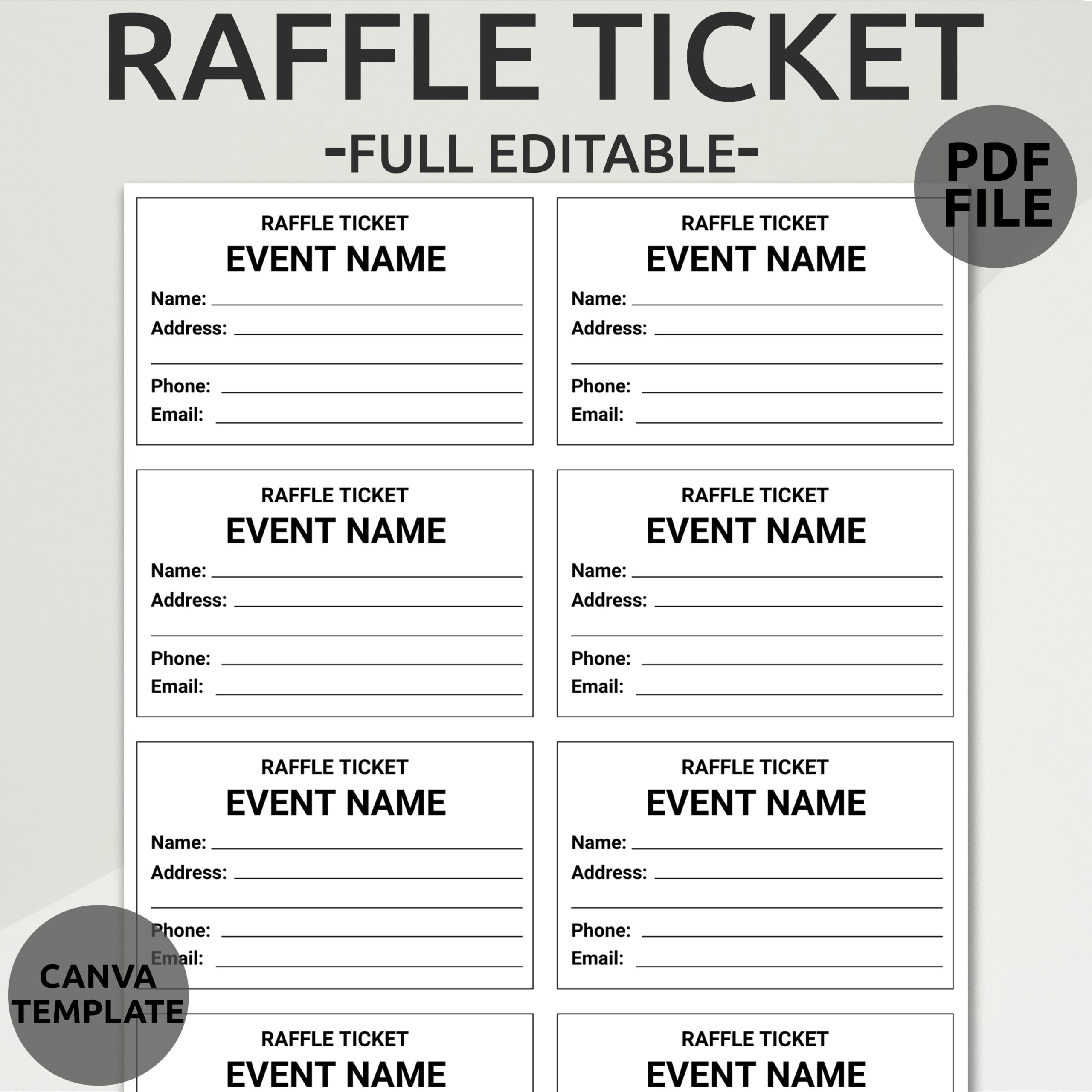 Door Prize Tickets Etsy Australia