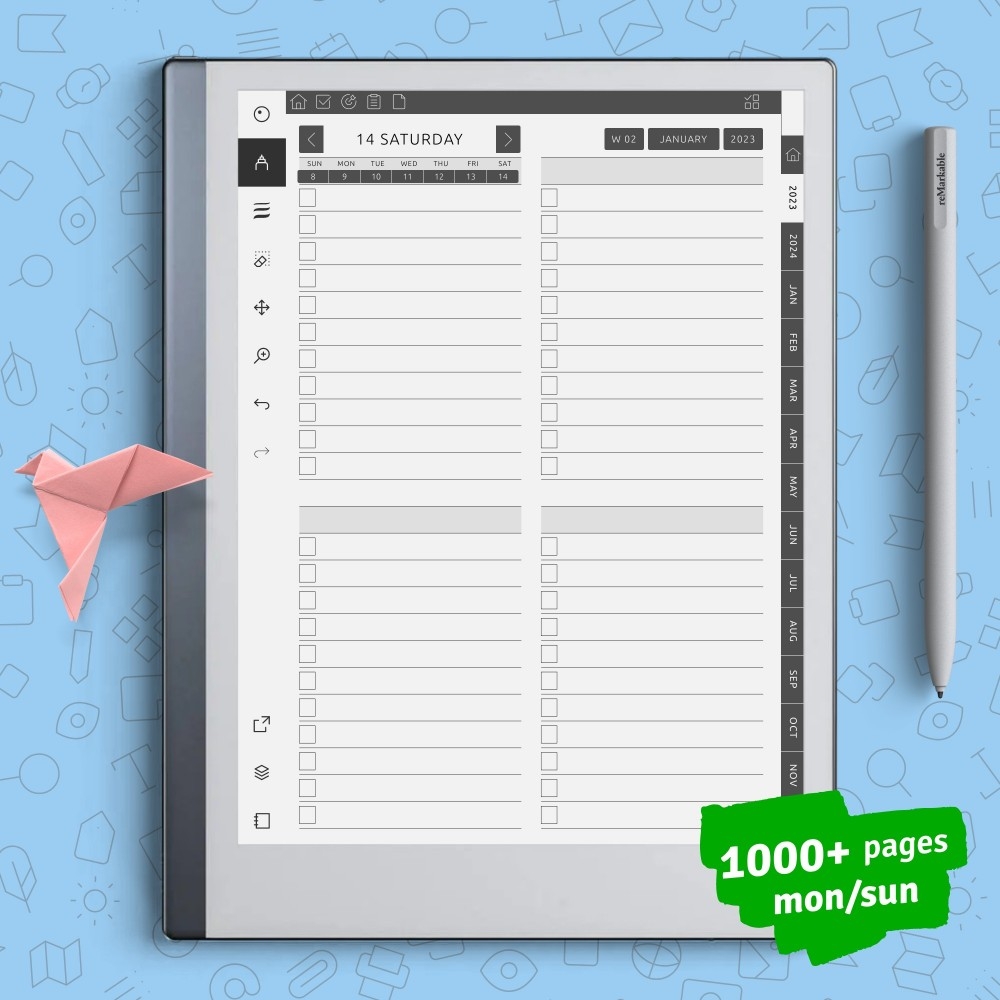 Download ReMarkable 2025 2026 To Do List Hyperlinked PDF