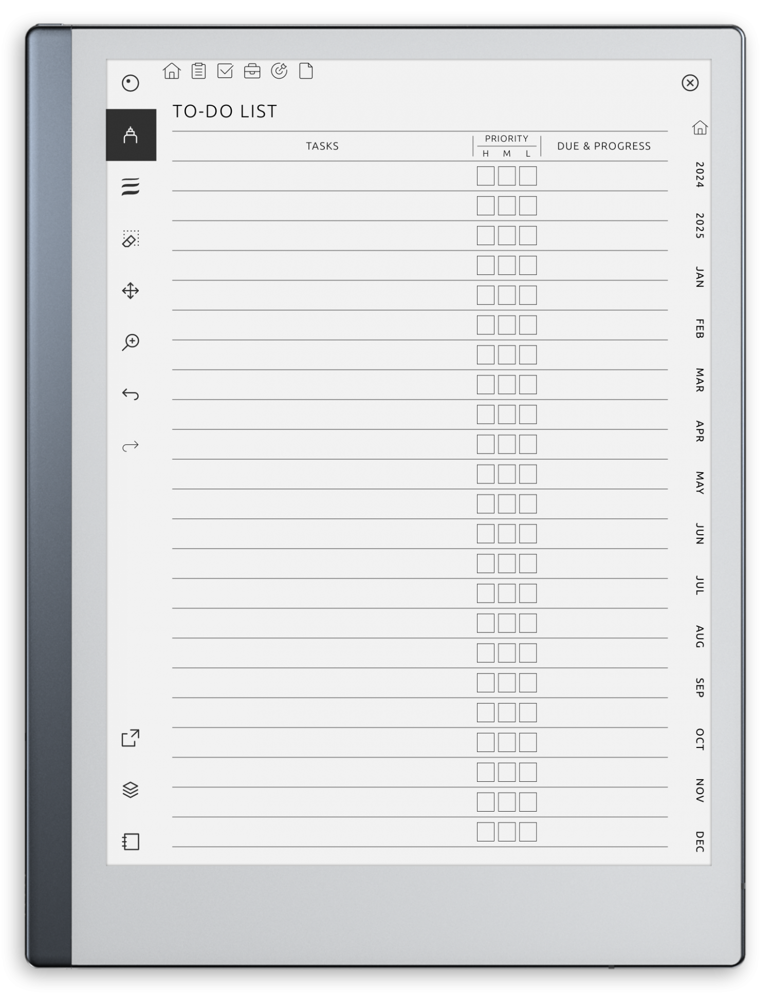 Remarkable To Do List Template