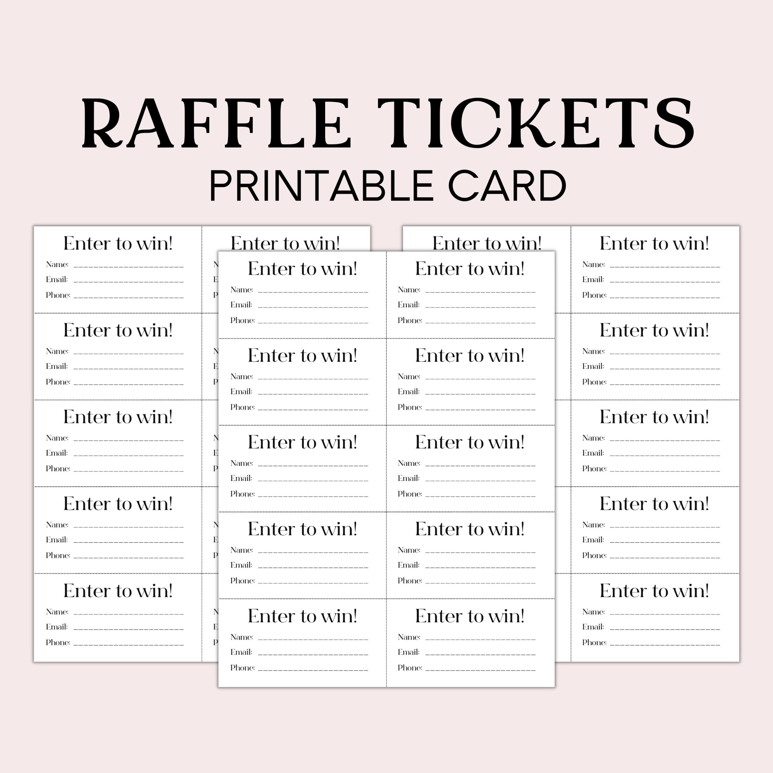 Drawing Slip Template