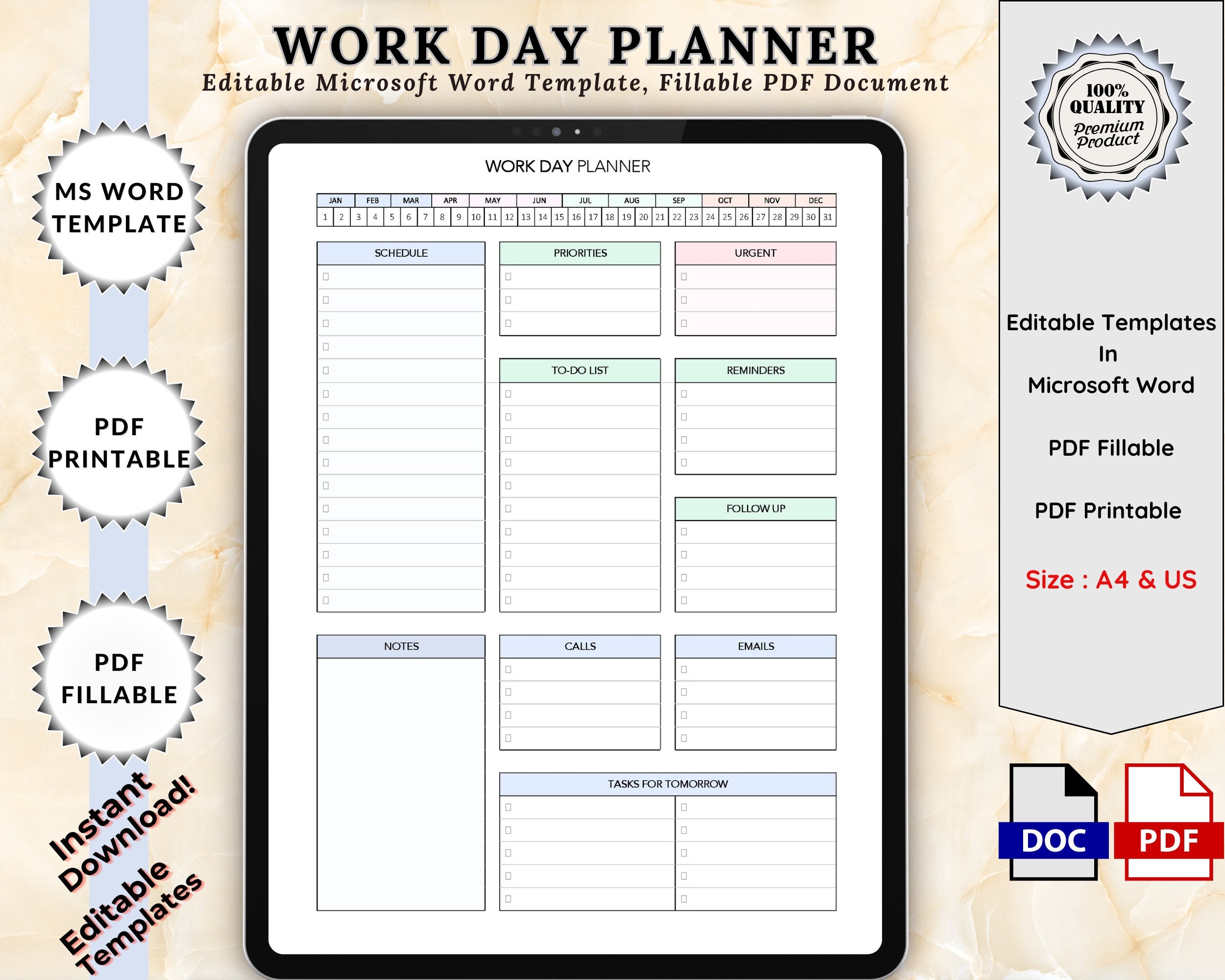To Do List For Work Template