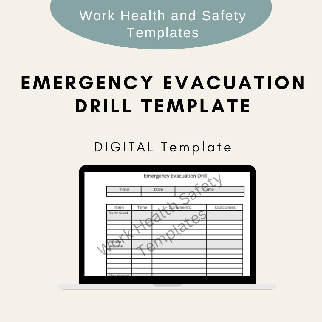 Evacuation List Template