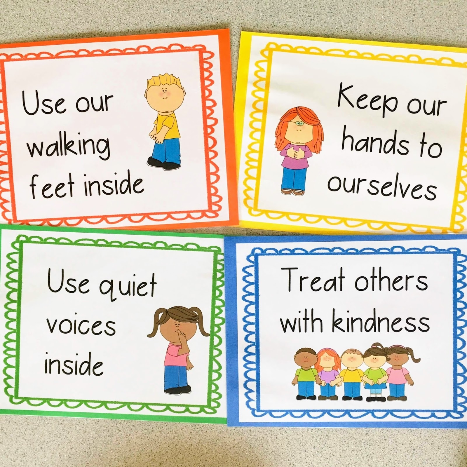 Free Printable Classroom Rules For Preschool