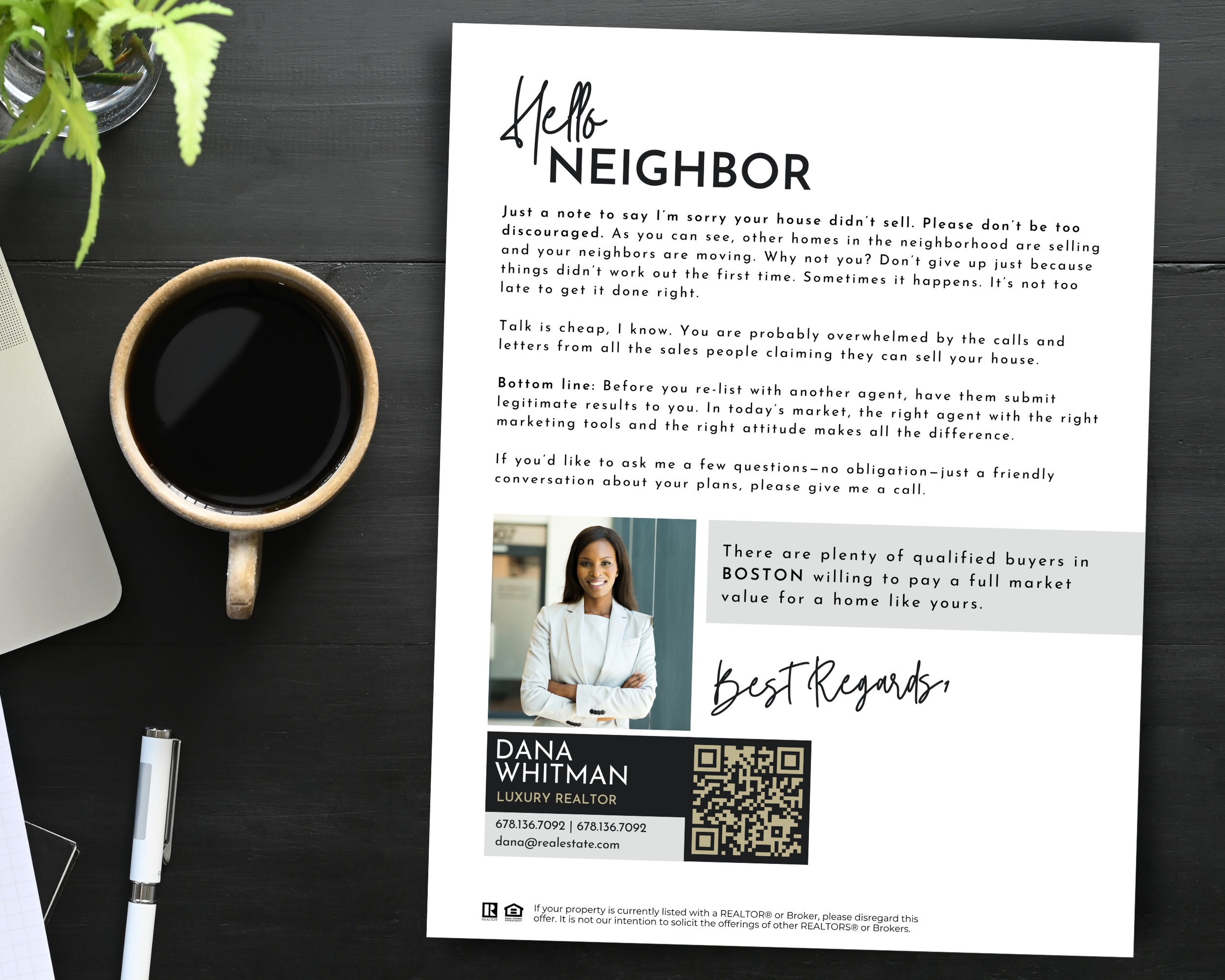 Expired Listing Letter Real Estate Letter Template Real Estate Marketing Expired Listing Prospecting Letter D1 INSTANT CANVA DOWNLOAD