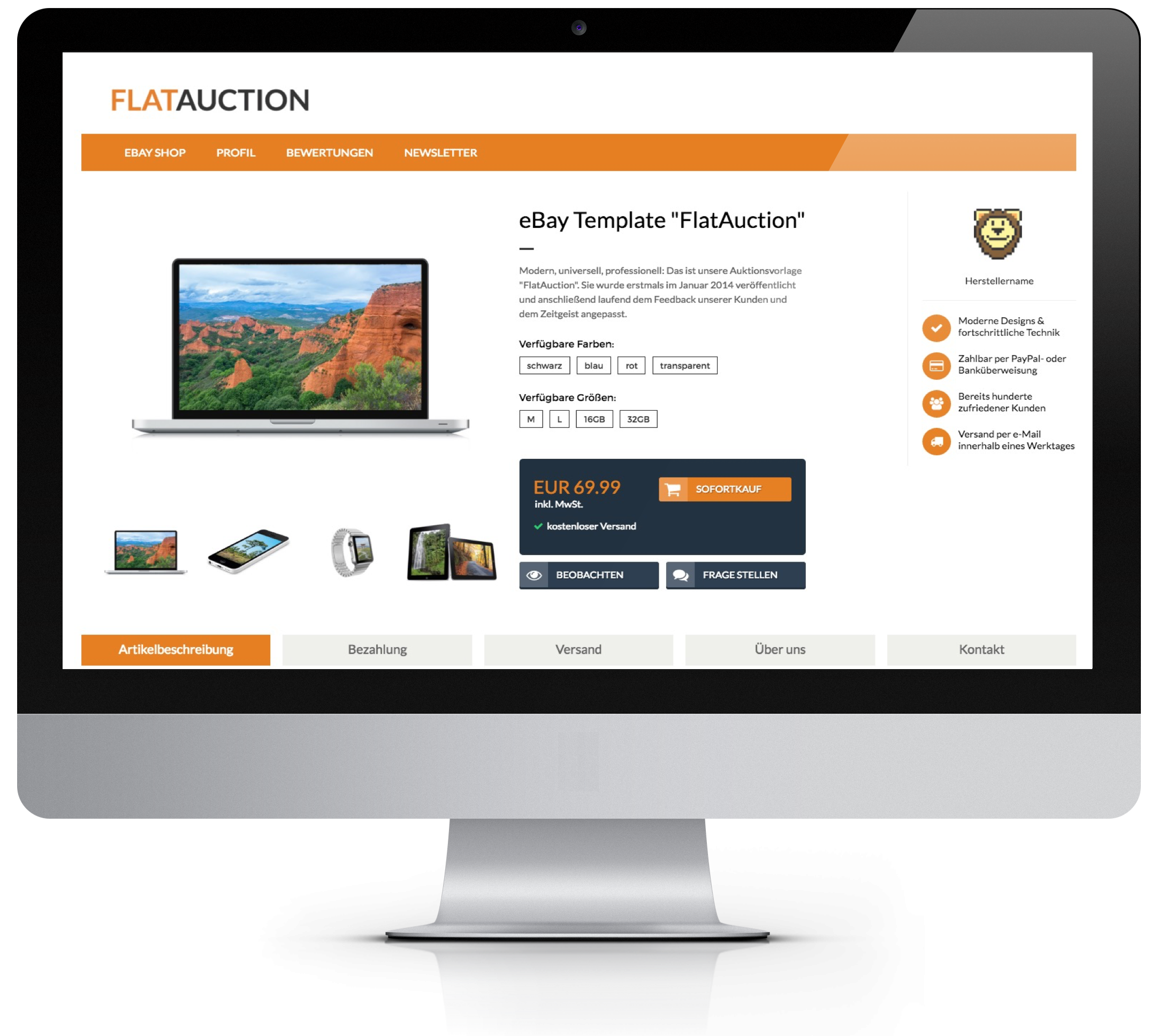 Listing Templates For Ebay Free