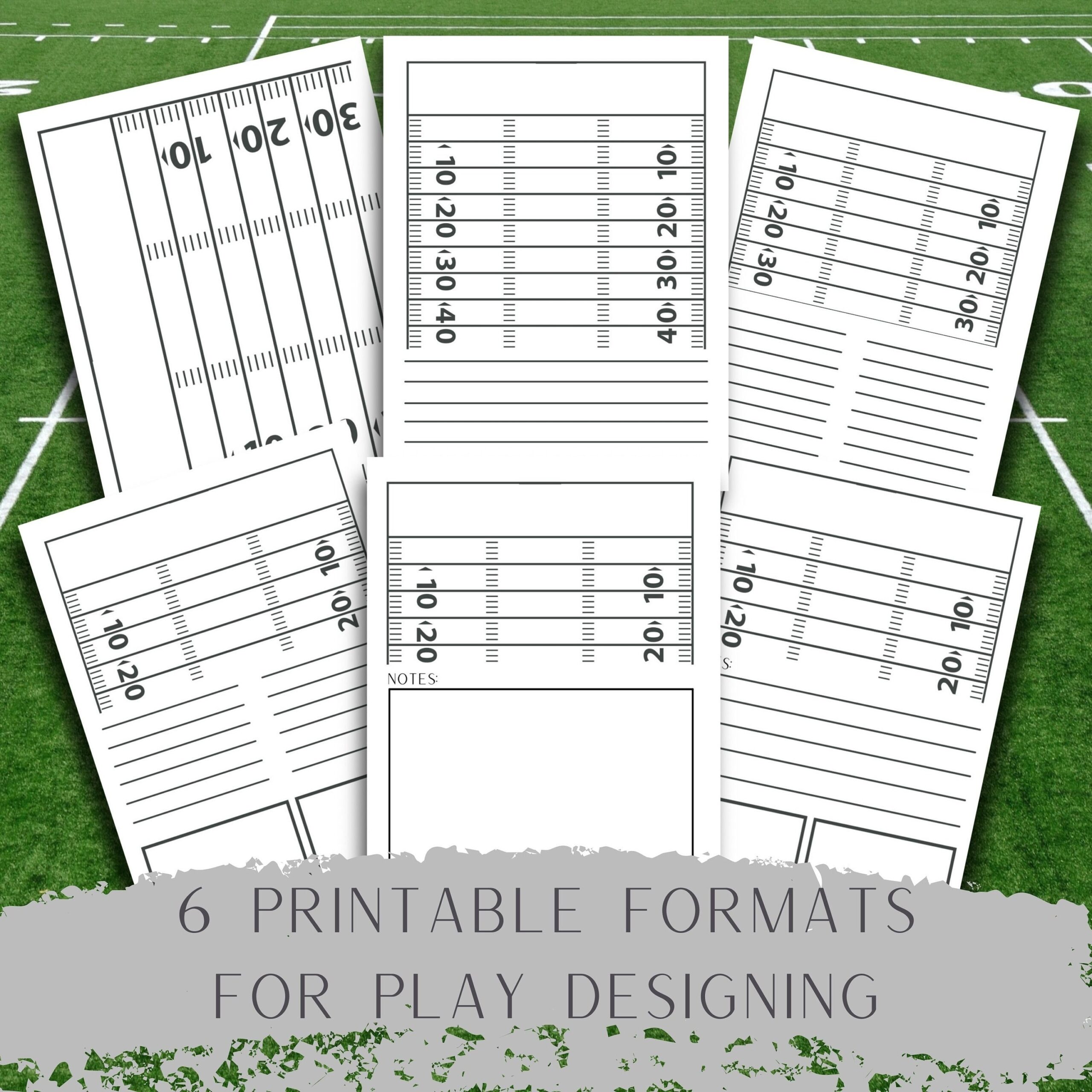 Football Play Chart Template