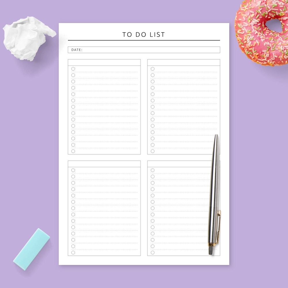 Formal Daily To Do List