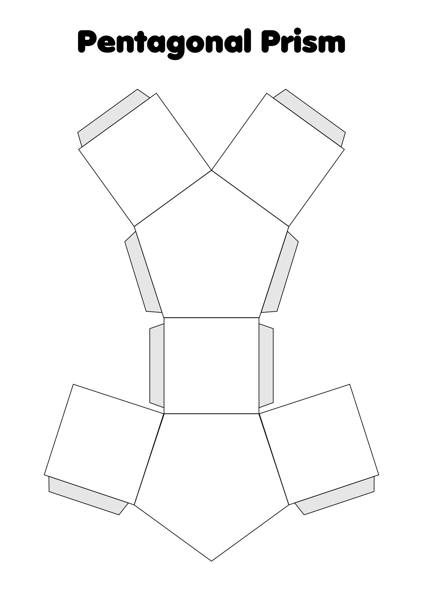 Free Printable Templates For 3d Shapes