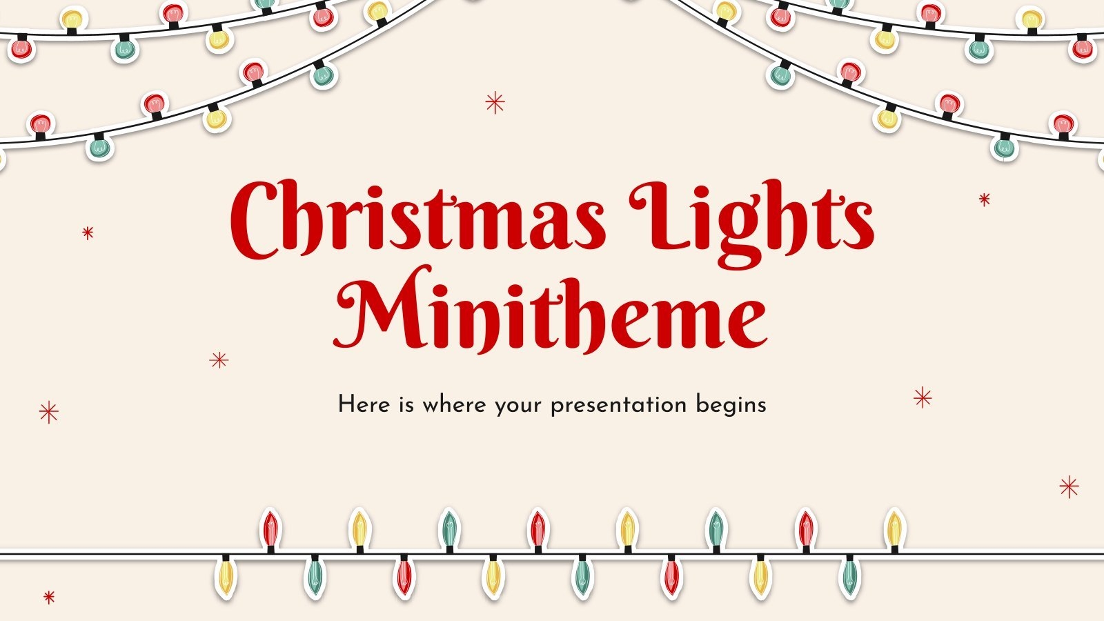 Christmas List Presentation Template