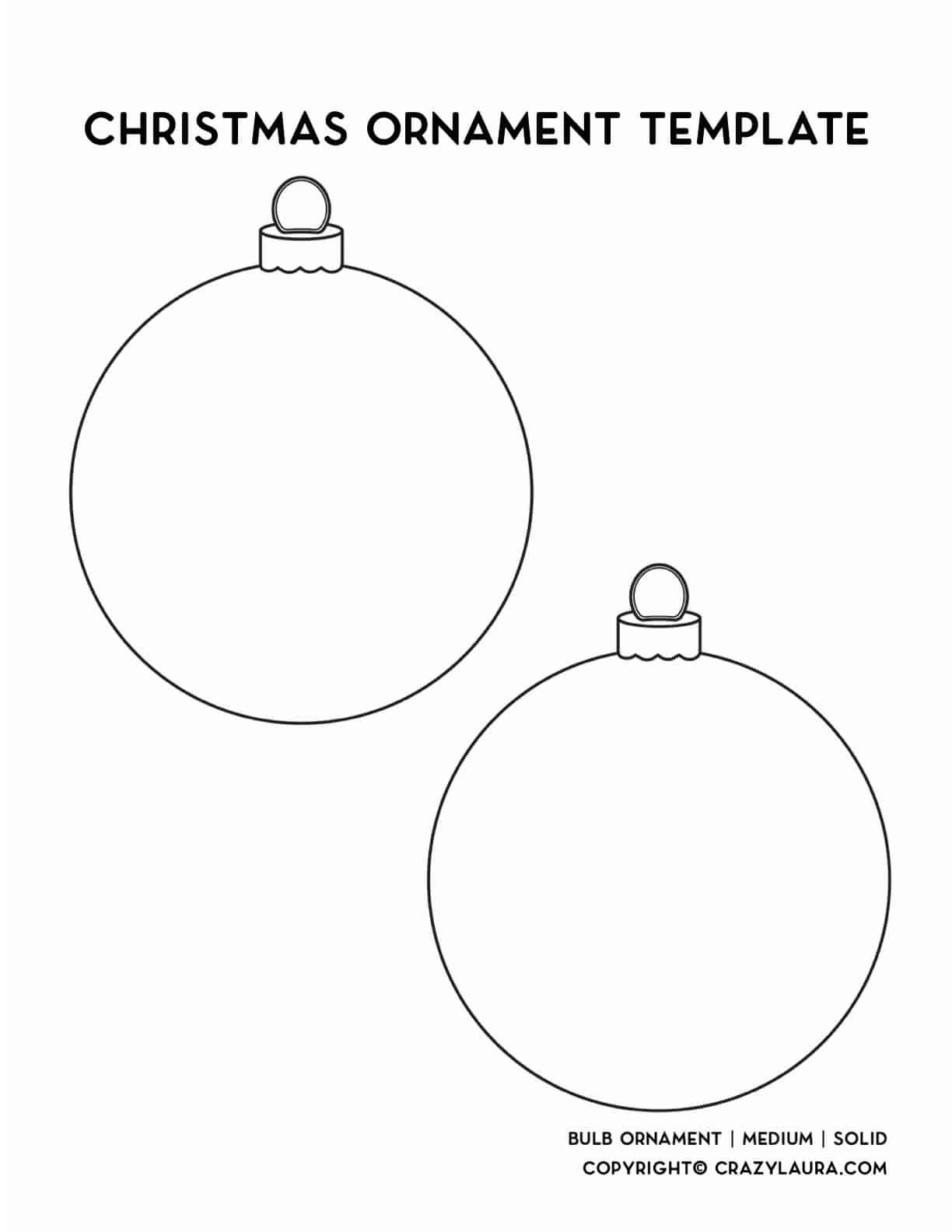 Christmas Decoration Templates Free Printable