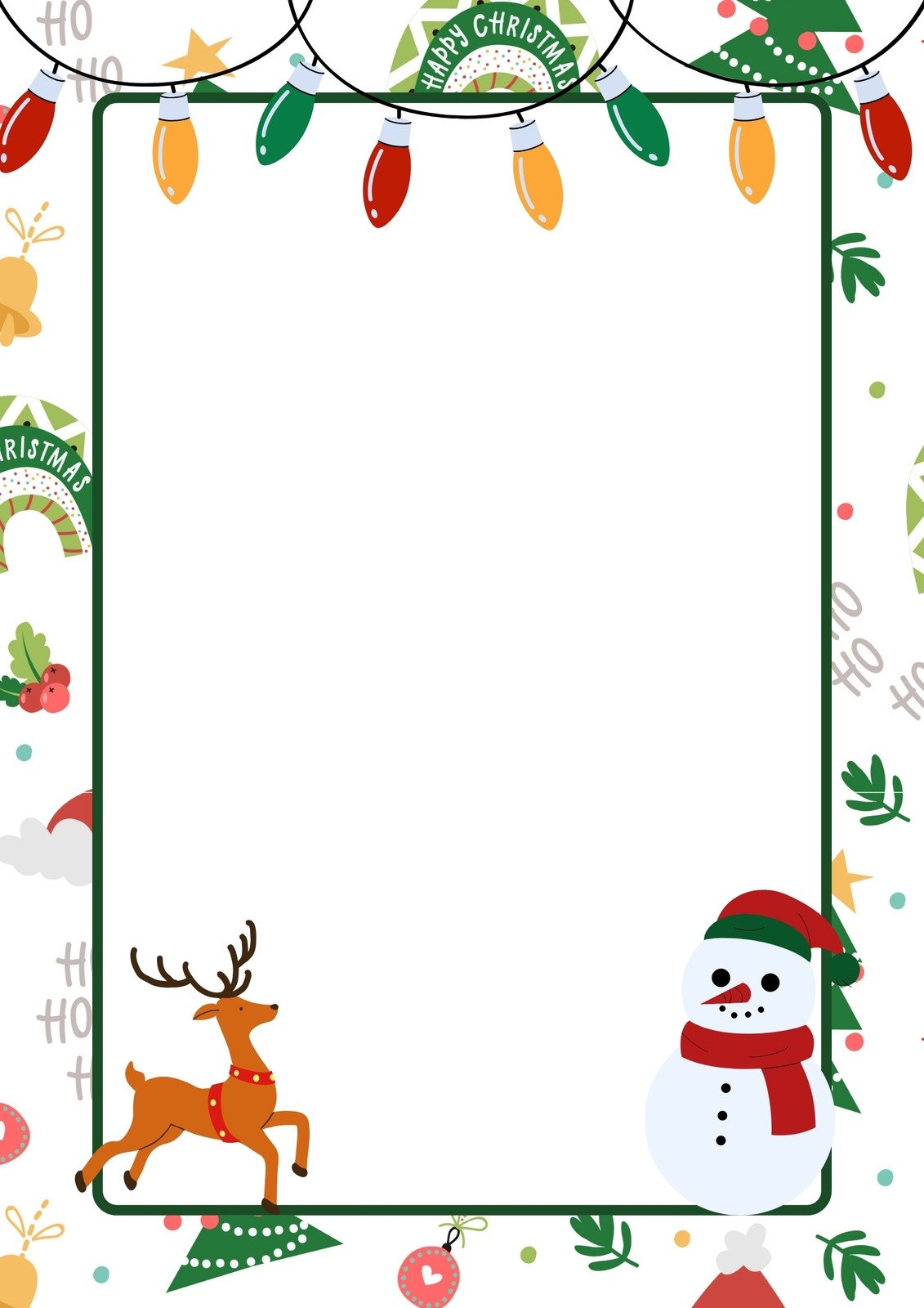 Christmas Borders Free Printable