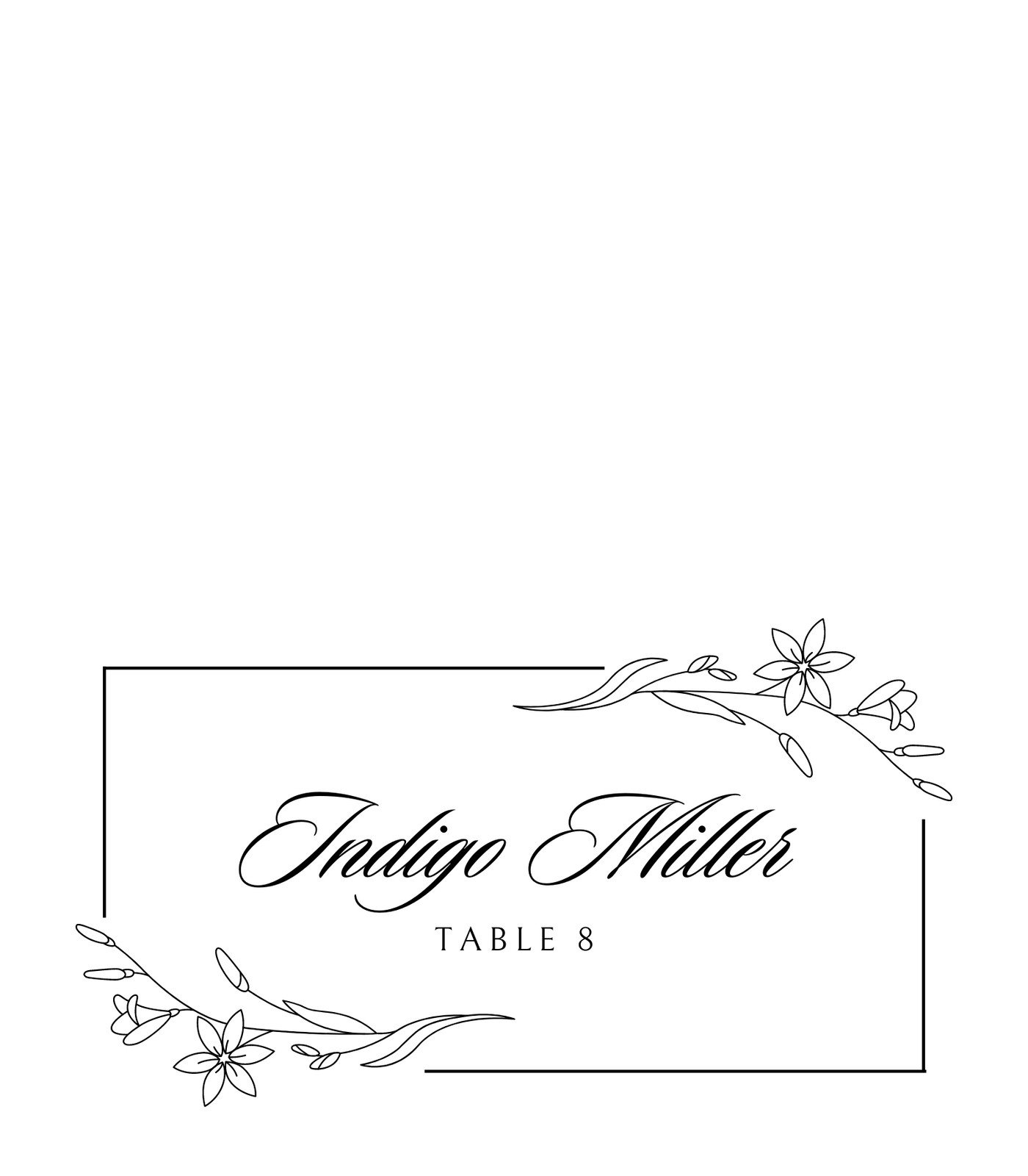 Wedding Name Tag Template Free Printable