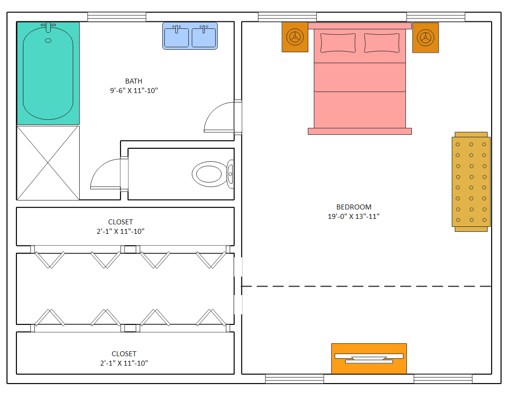 Free Editable Bedroom Floor Plan Examples U0026 Templates EdrawMax