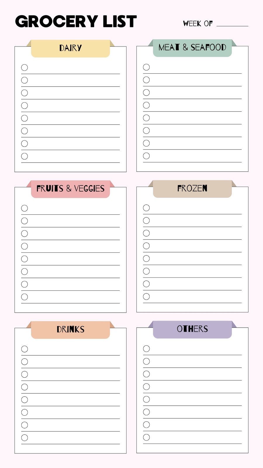 List Of Templates