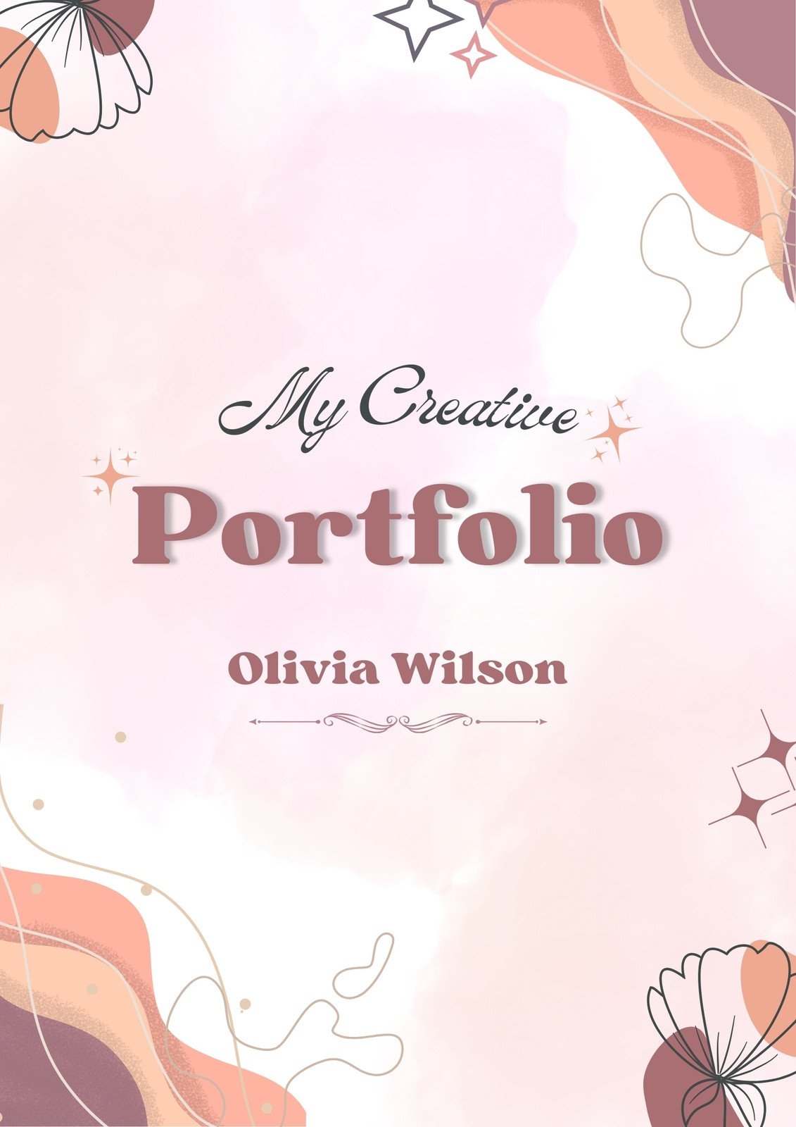 Free Printable Portfolio Templates